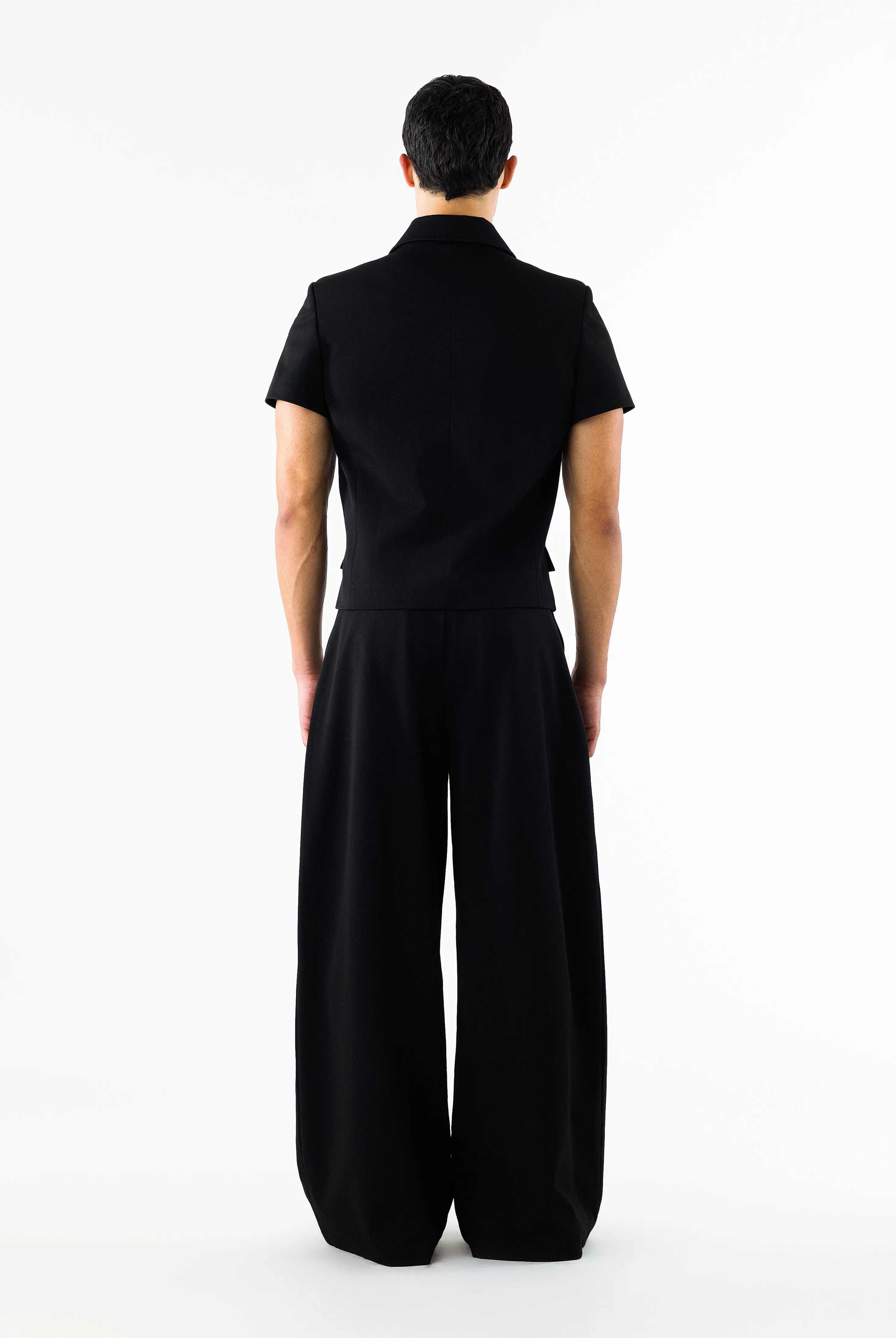 Erza Short Sleeves Blazer Black sold by Salt Murphy product image thumbnail 5