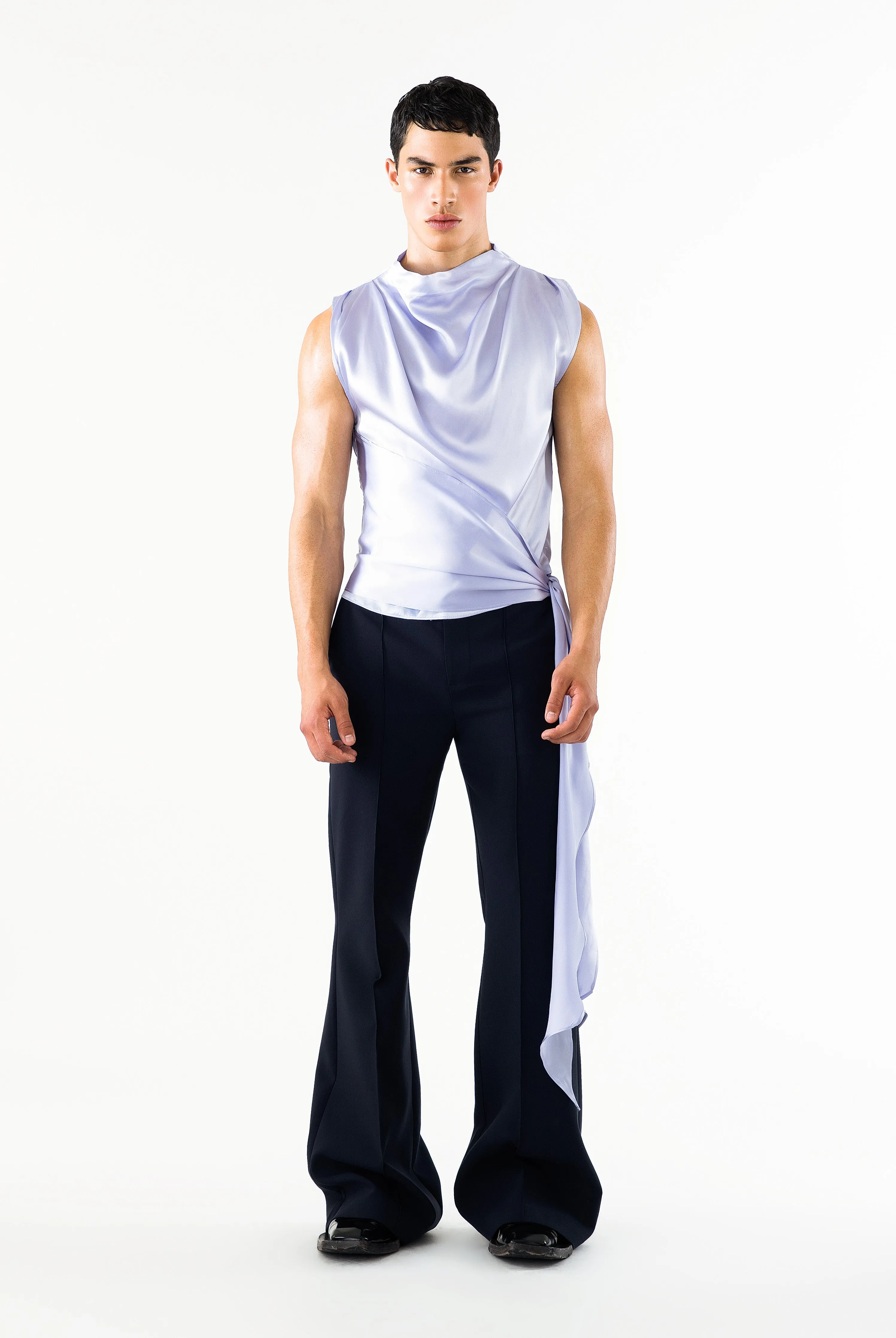Pierson Top Lilac SILK sold by Salt Murphy