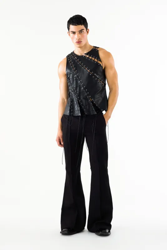 Cole Top Leather Black made by Salt Murphy