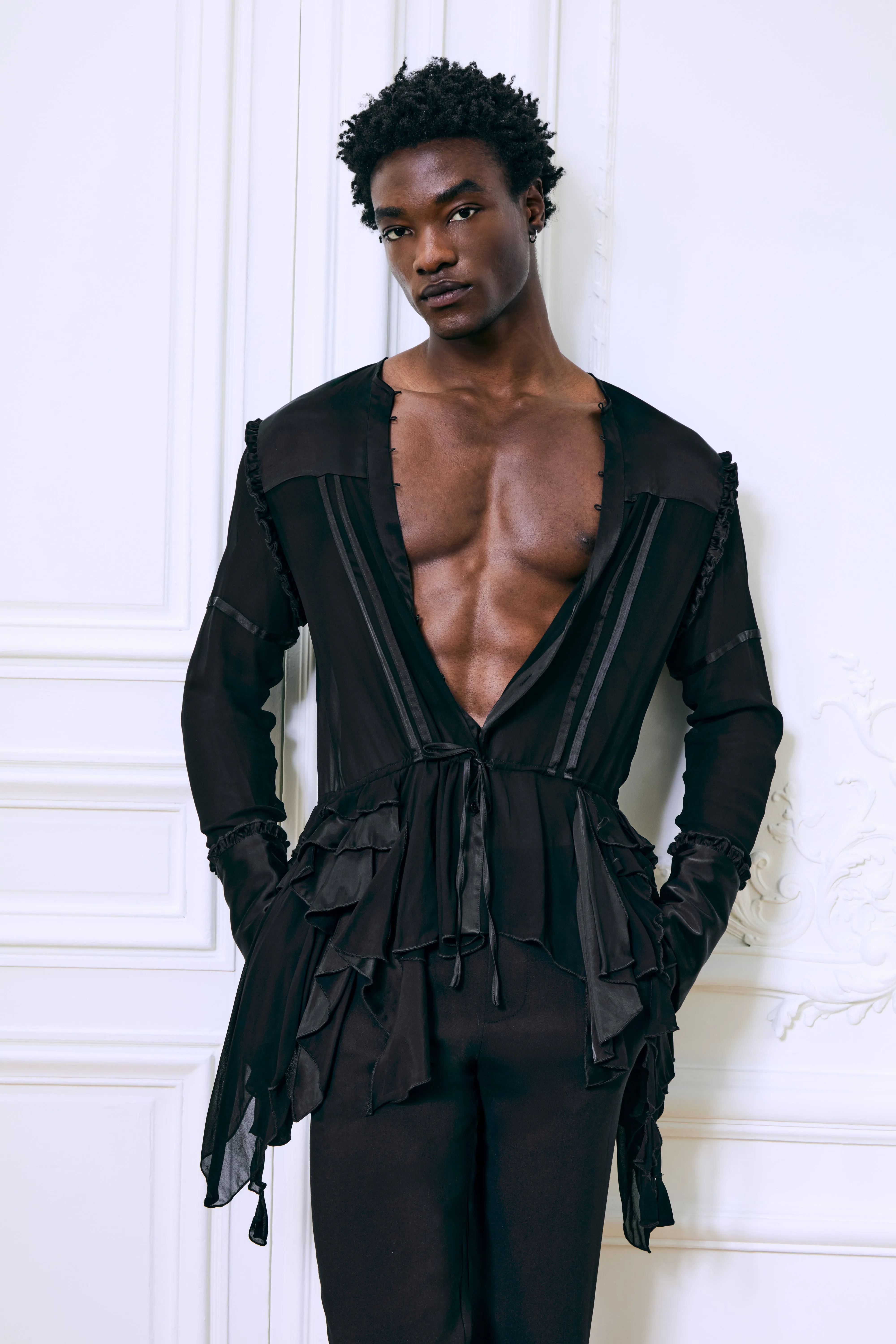 Desir Shirt Black sold by Salt Murphy product image thumbnail 2