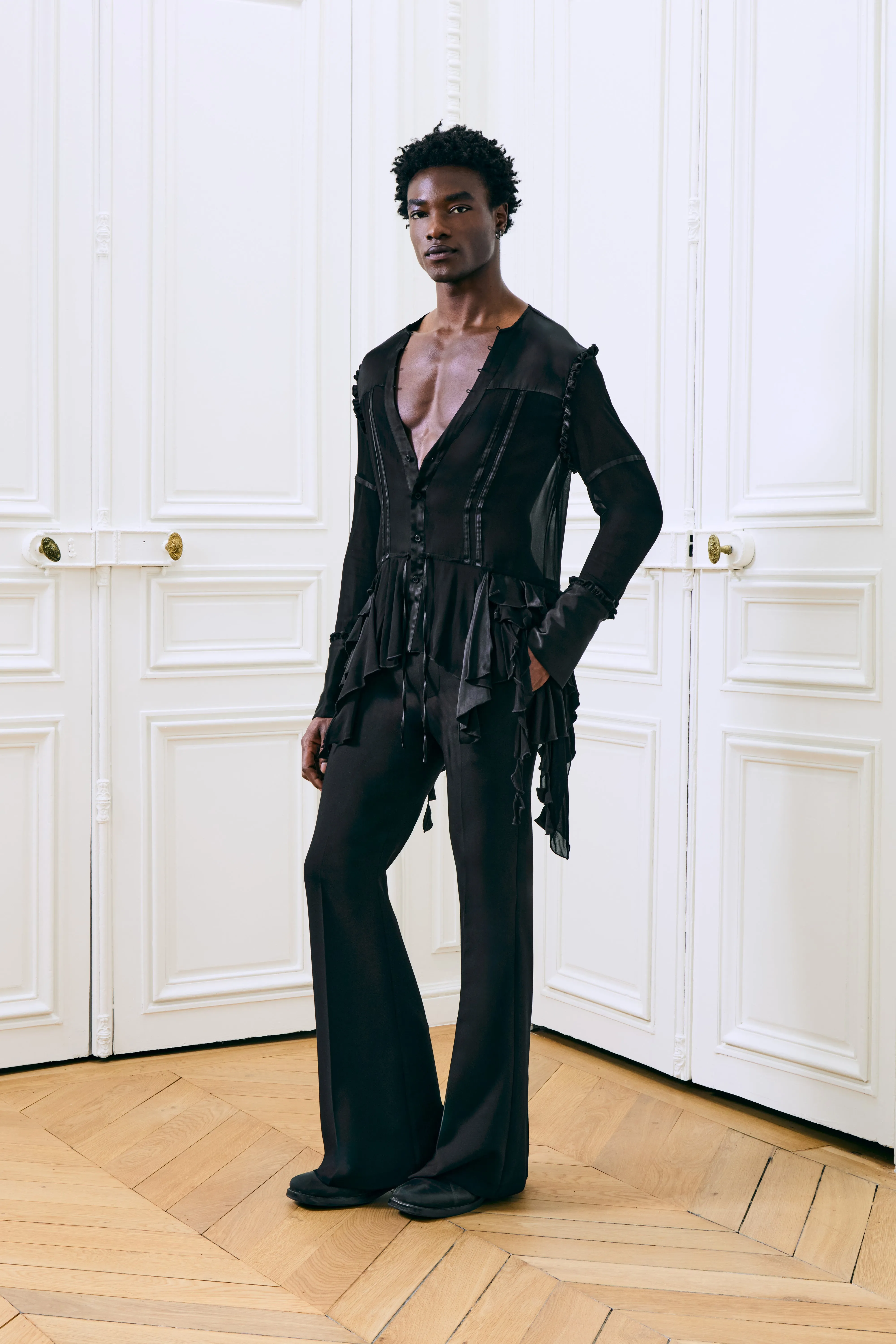 Desir Shirt Black sold by Salt Murphy product image thumbnail 3