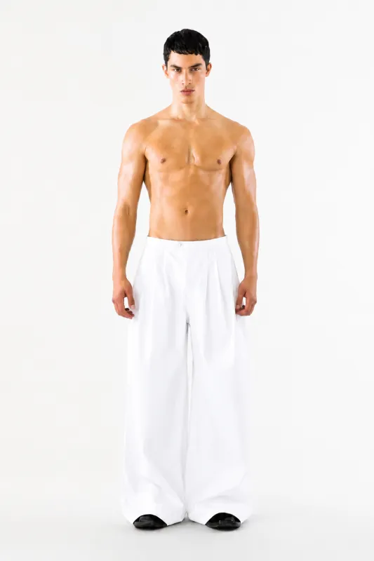 Syro Pants White made by Salt Murphy