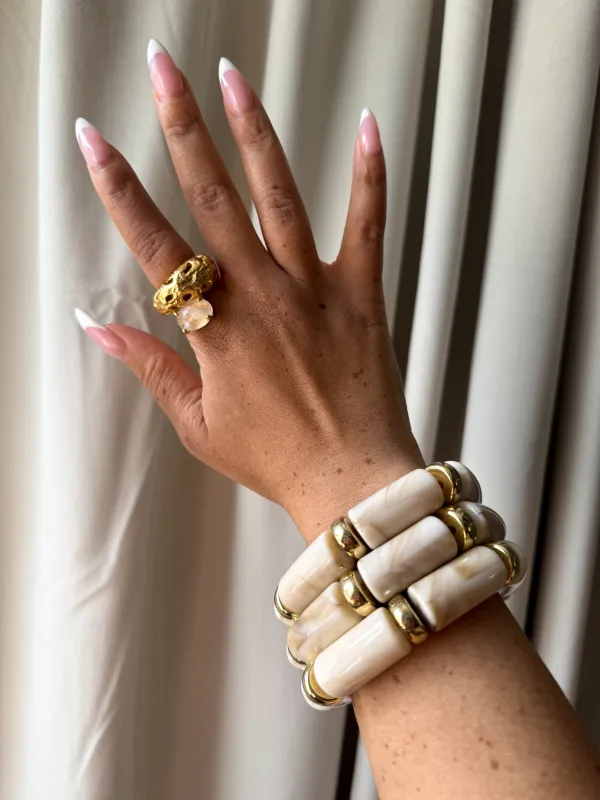Bamboo bracelet set made by Rareify02