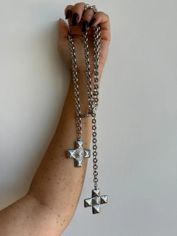 Chrome swirl cross sold by Rareify02