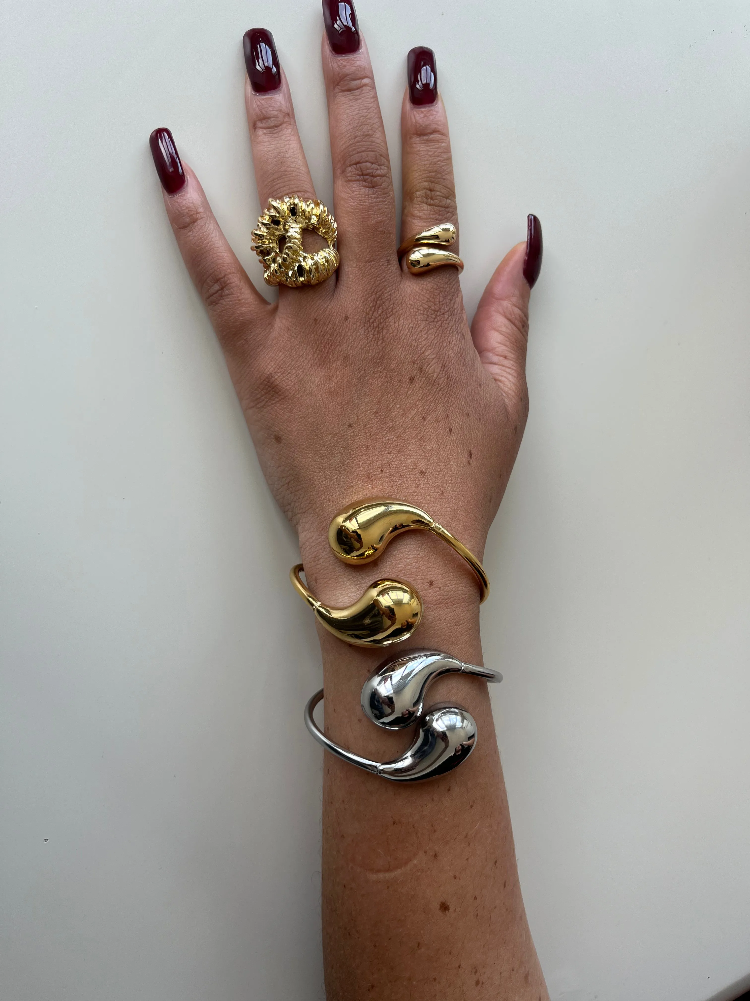 Water drop cuff set sold by Rareify02 product image thumbnail 2