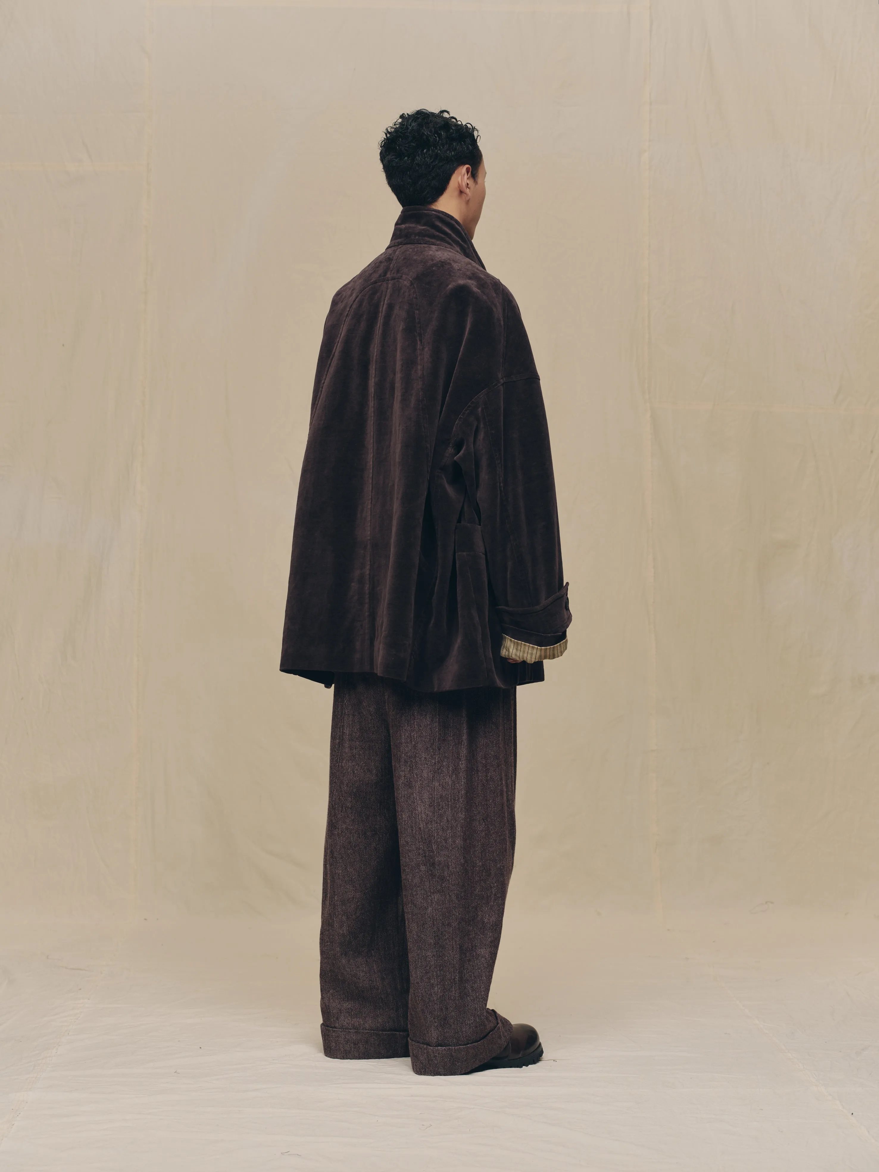 STAND COLLAR SHORT COAT sold by ziggy chen product image thumbnail 5