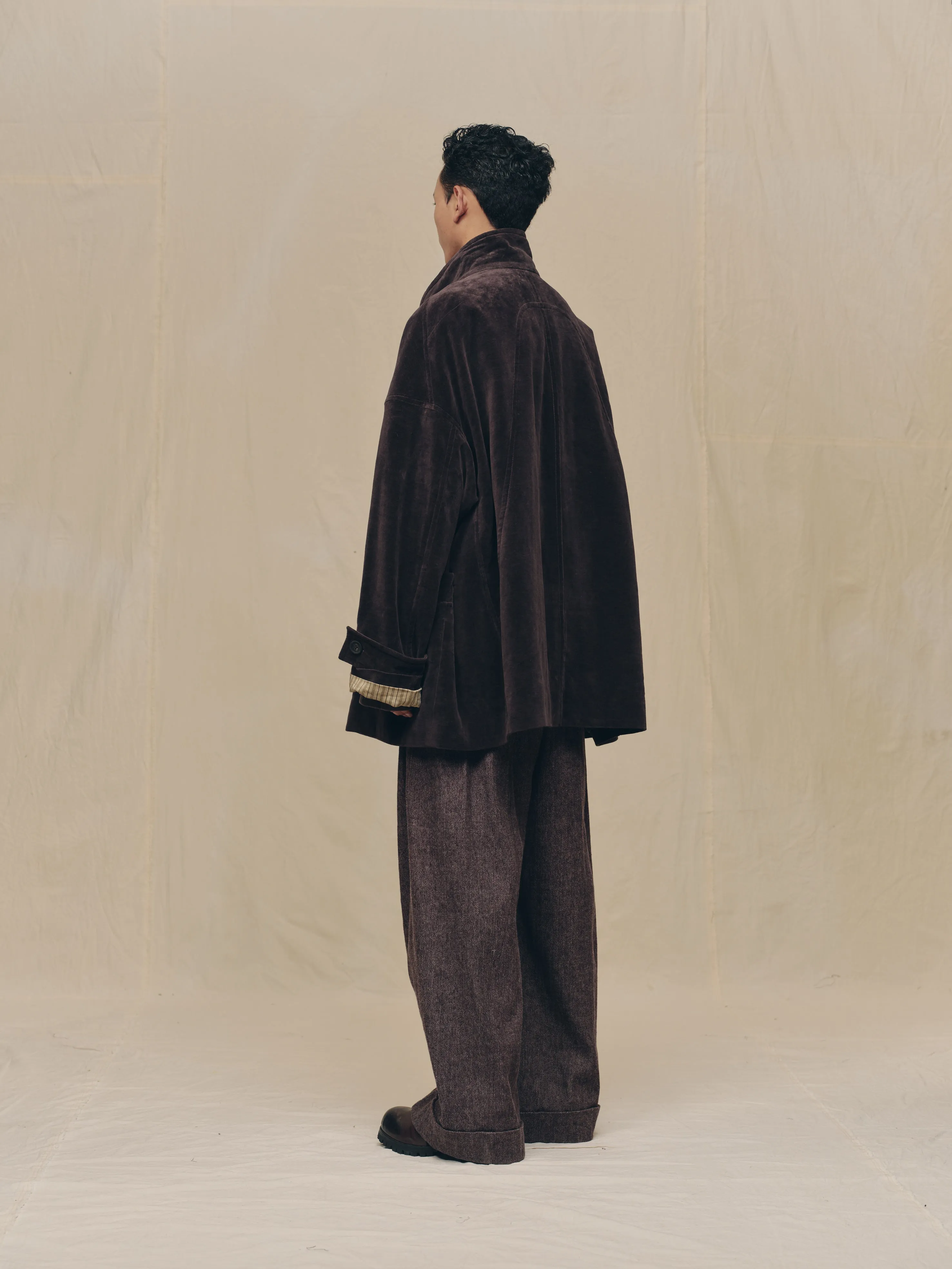 STAND COLLAR SHORT COAT sold by ziggy chen product image thumbnail 3