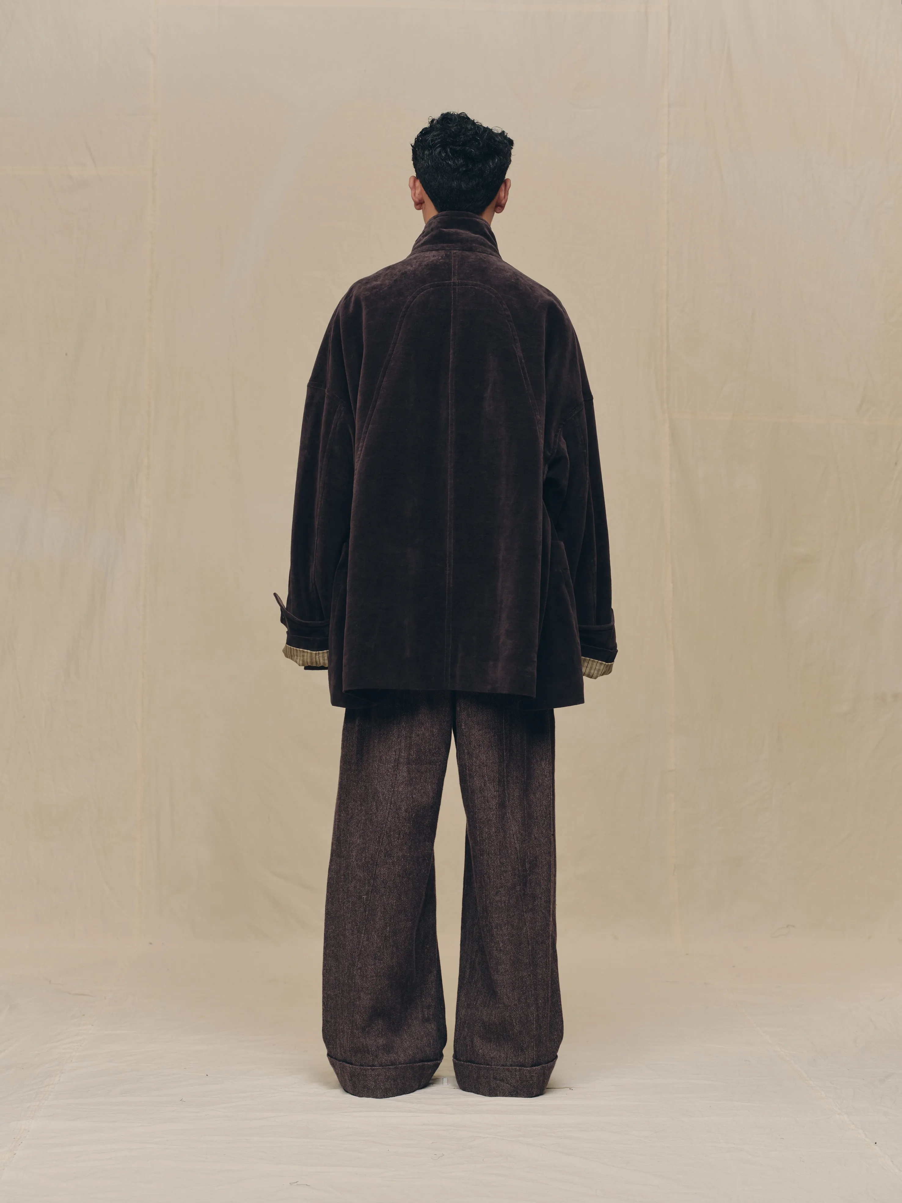 STAND COLLAR SHORT COAT sold by ziggy chen product image thumbnail 4