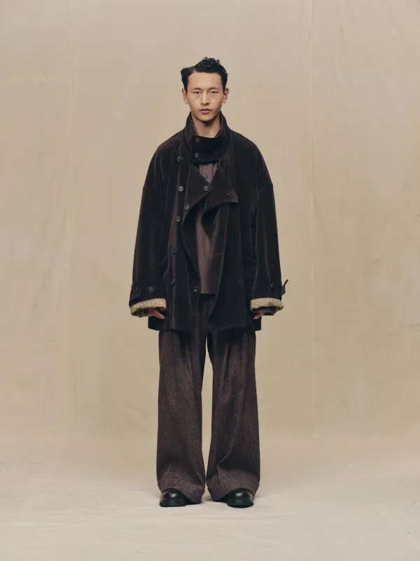 STAND COLLAR SHORT COAT sold by ziggy chen