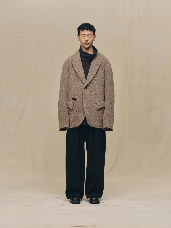 CORDUROY TWO BUTTON BLAZER made by ziggy chen