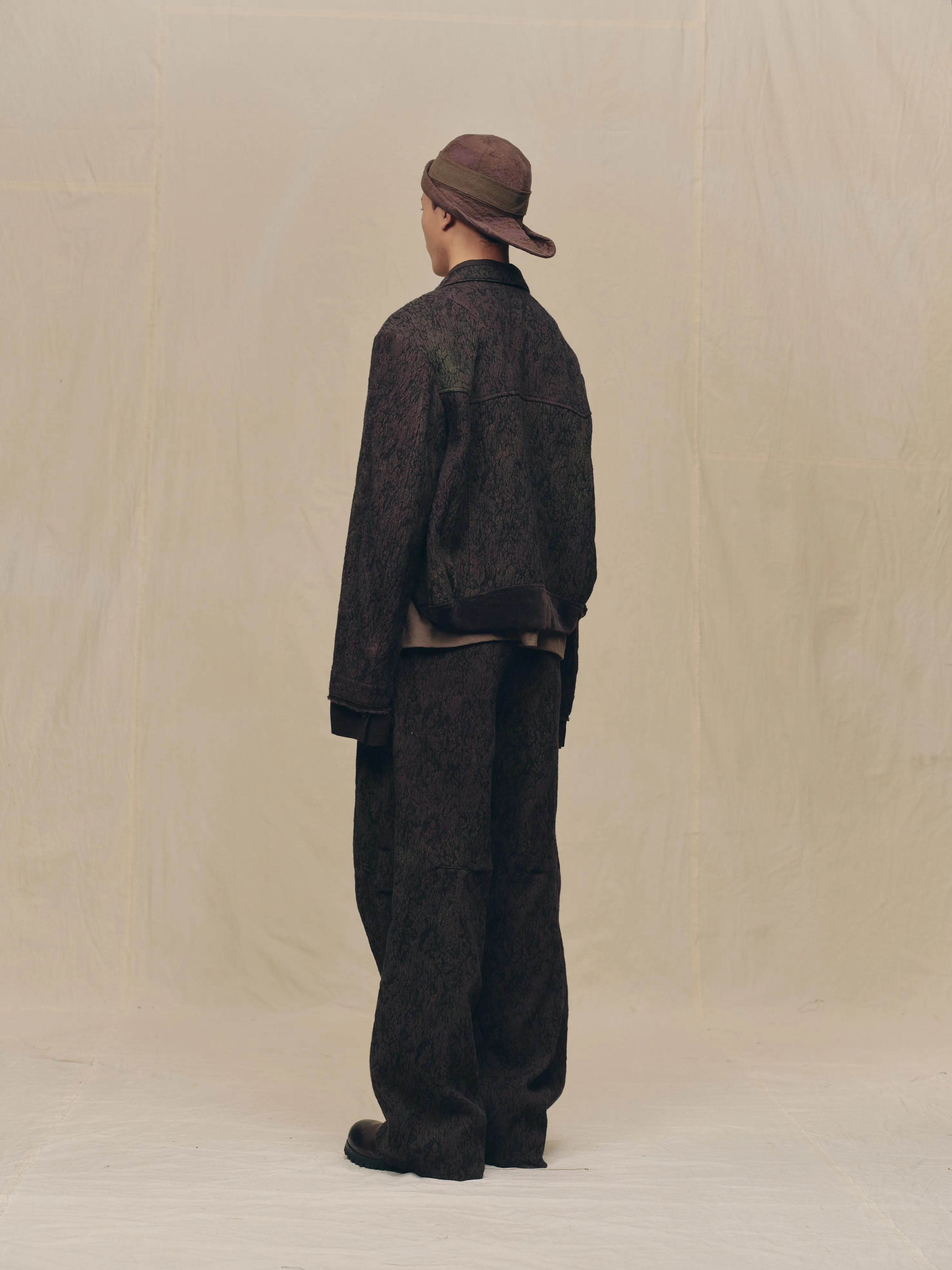 DOUBLE-BREASTED PATCHWORK JACKET sold by ziggy chen product image thumbnail 3