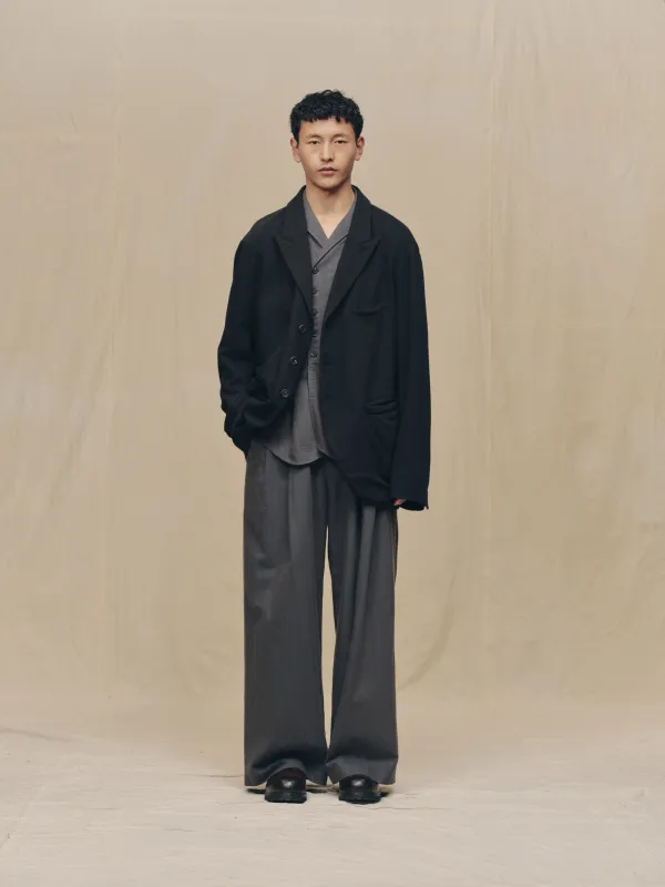 THREE BUTTON BLAZER made by ziggy chen