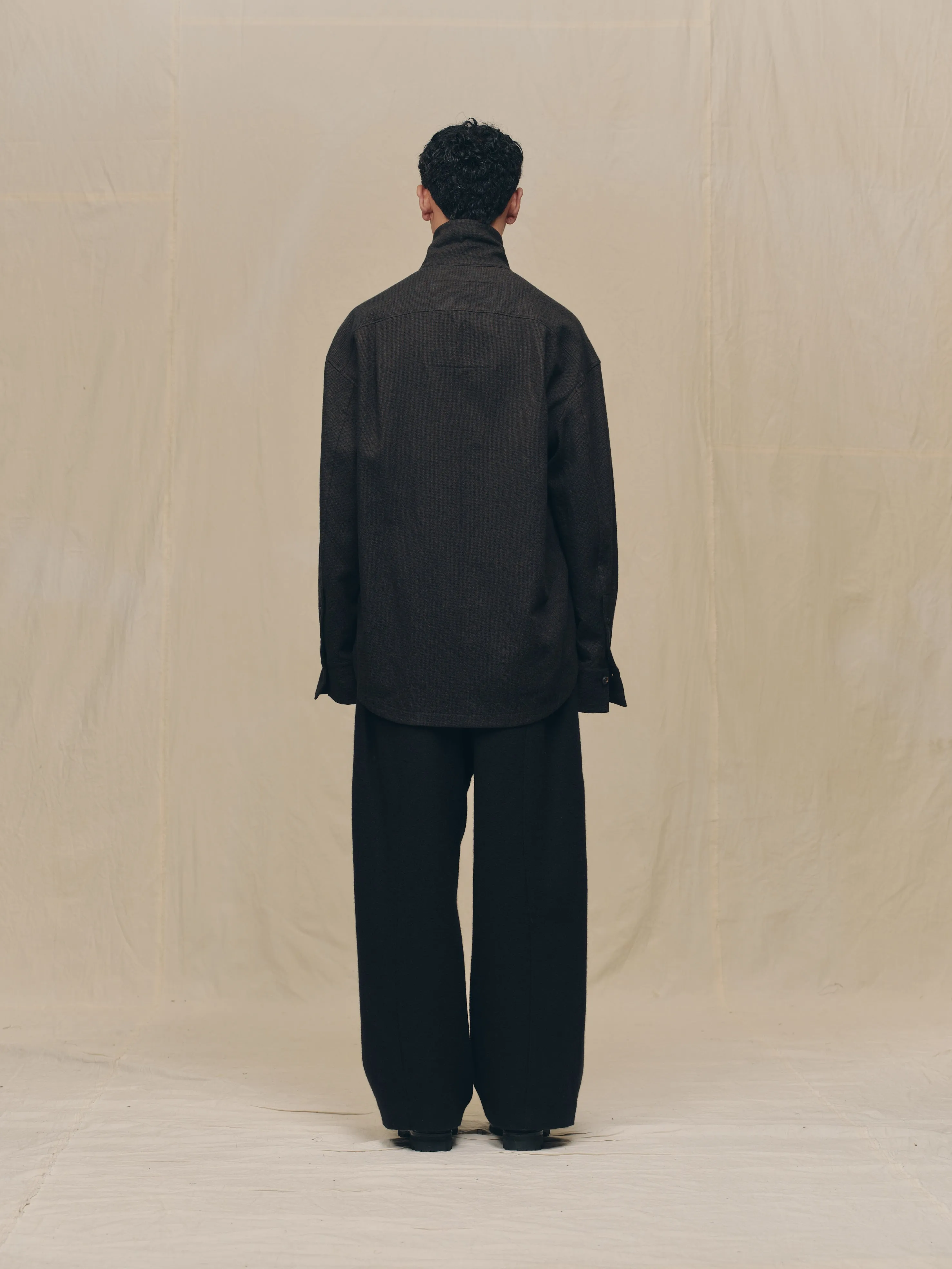 HIGH NECK SHIRT JACKET sold by ziggy chen product image thumbnail 5