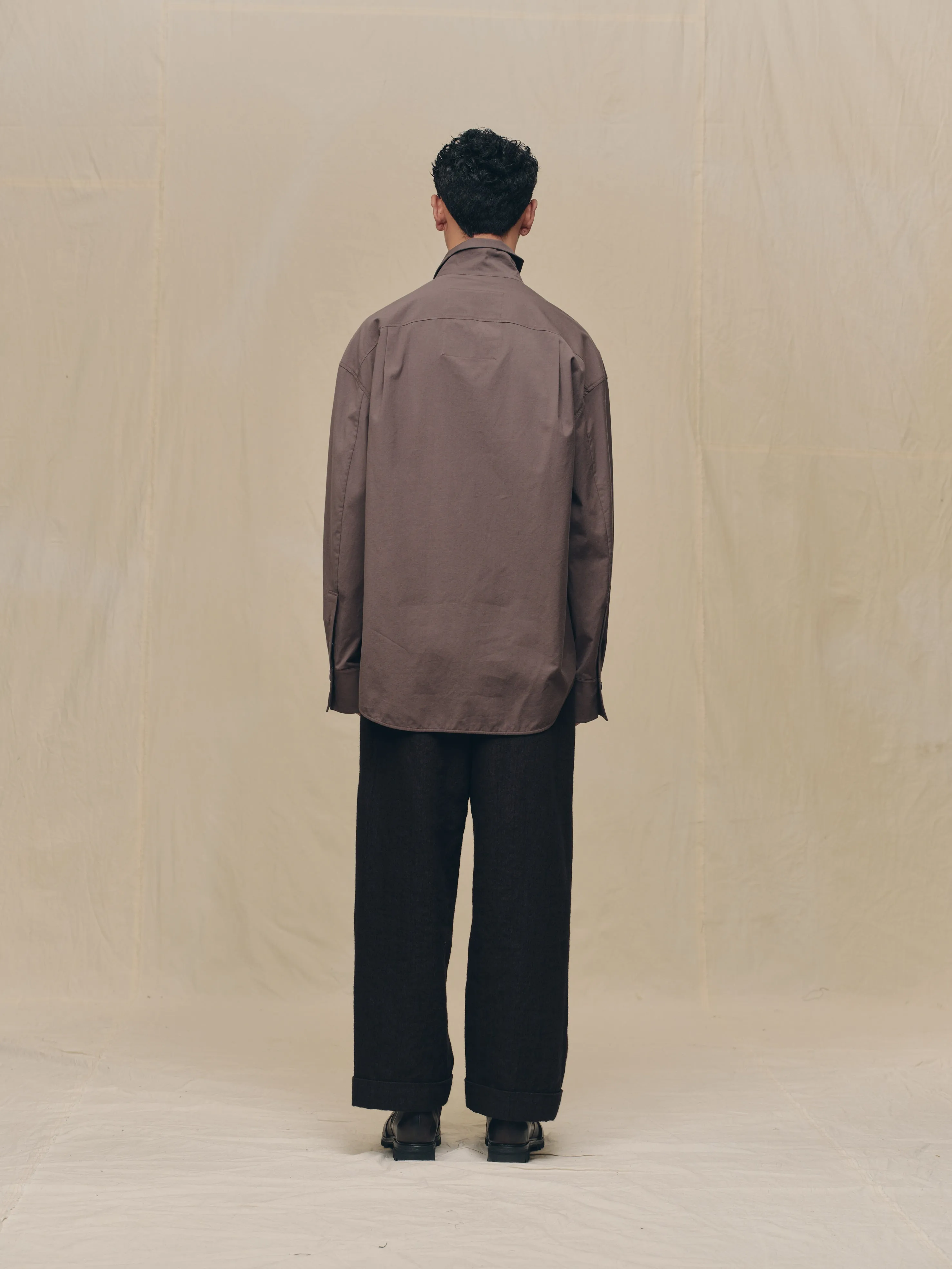 HIGH NECK SHIRT JACKET sold by ziggy chen product image thumbnail 5