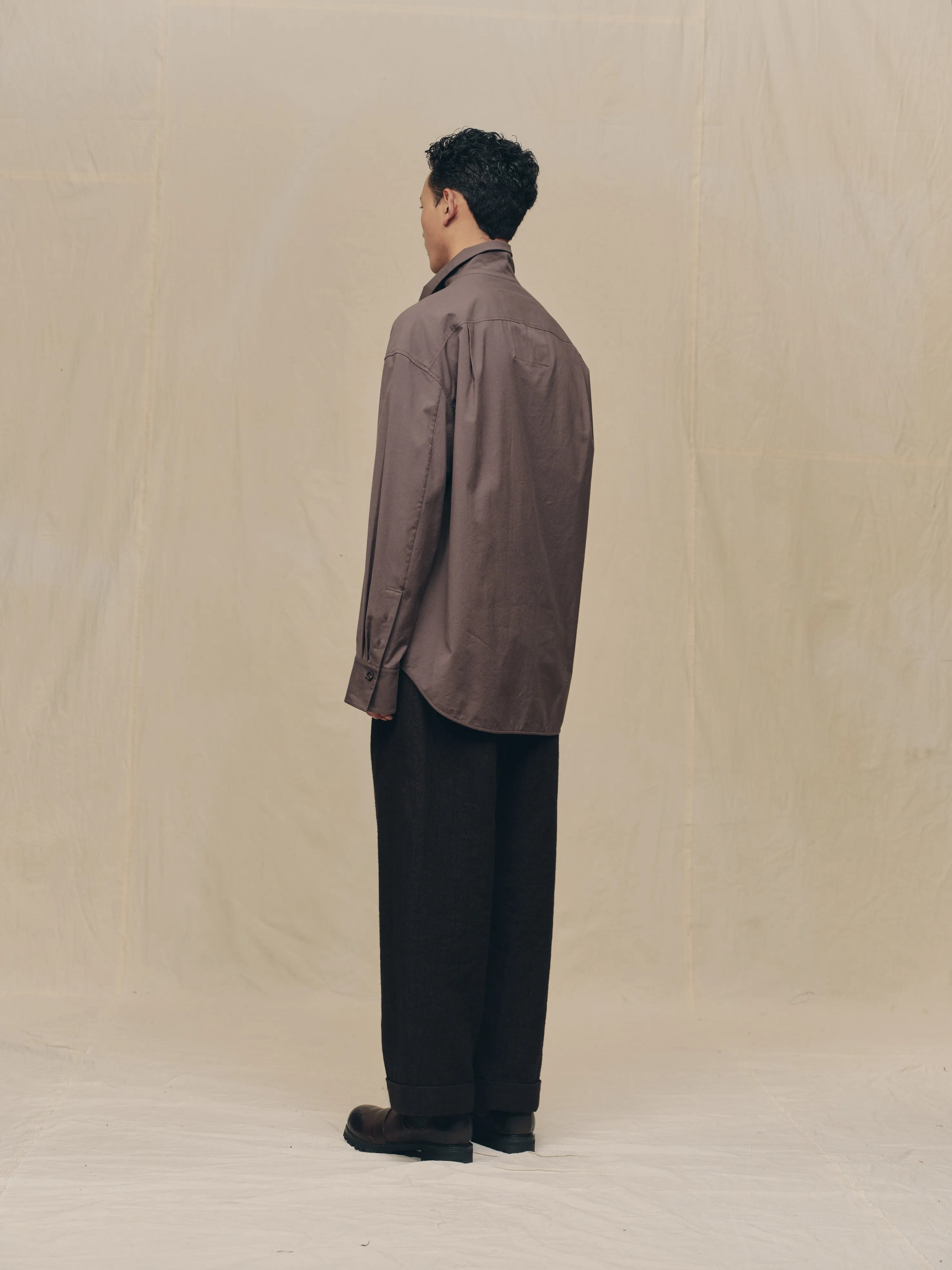 HIGH NECK SHIRT JACKET sold by ziggy chen product image thumbnail 4