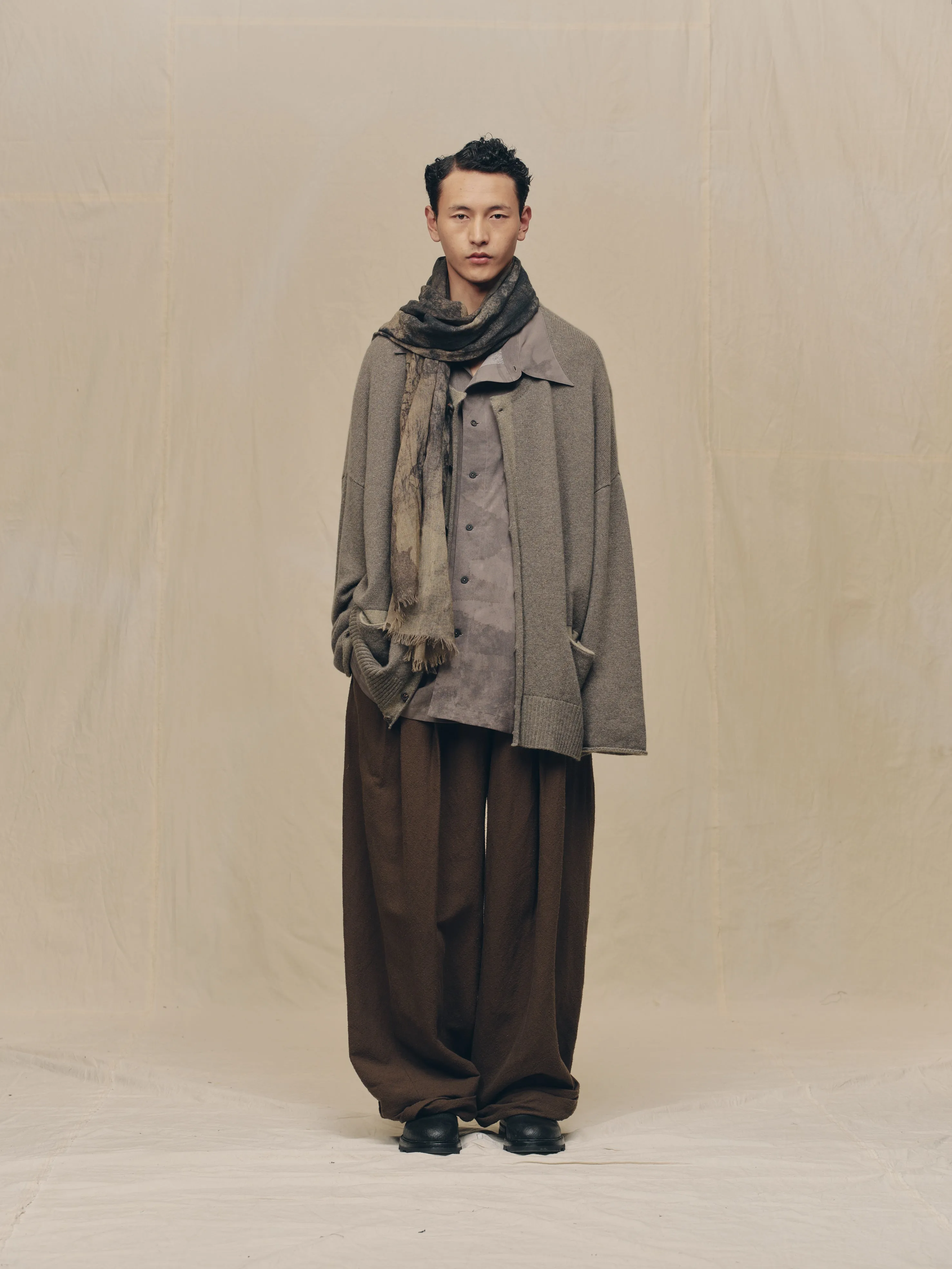 CREW-NECK CARDIGAN sold by ziggy chen product image thumbnail 2