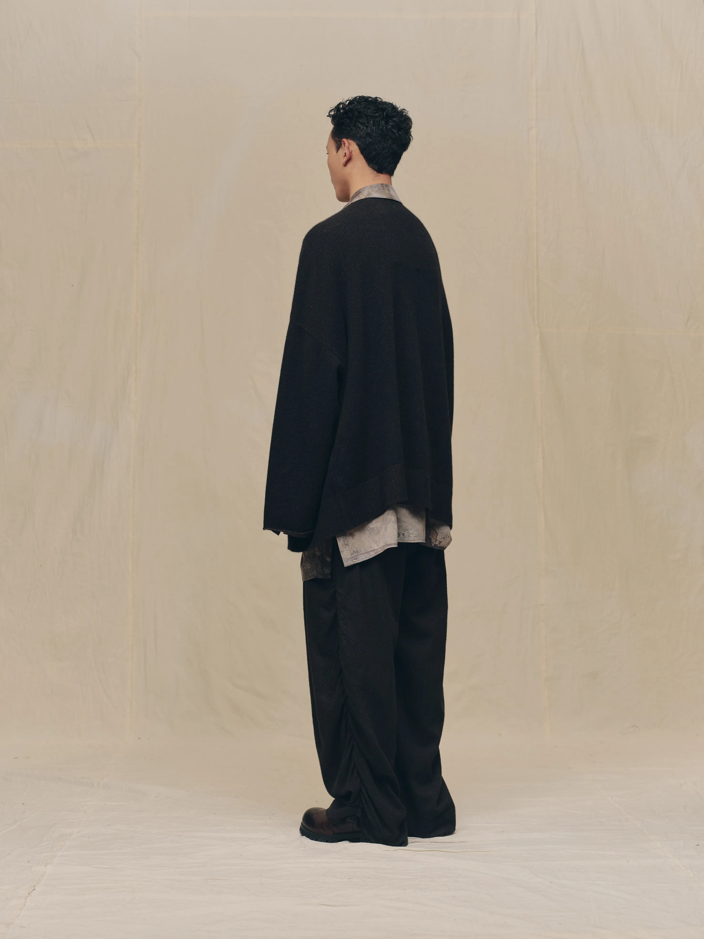 CREW-NECK CARDIGAN sold by ziggy chen product image thumbnail 3