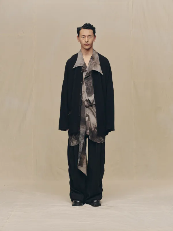 CREW-NECK CARDIGAN sold by ziggy chen