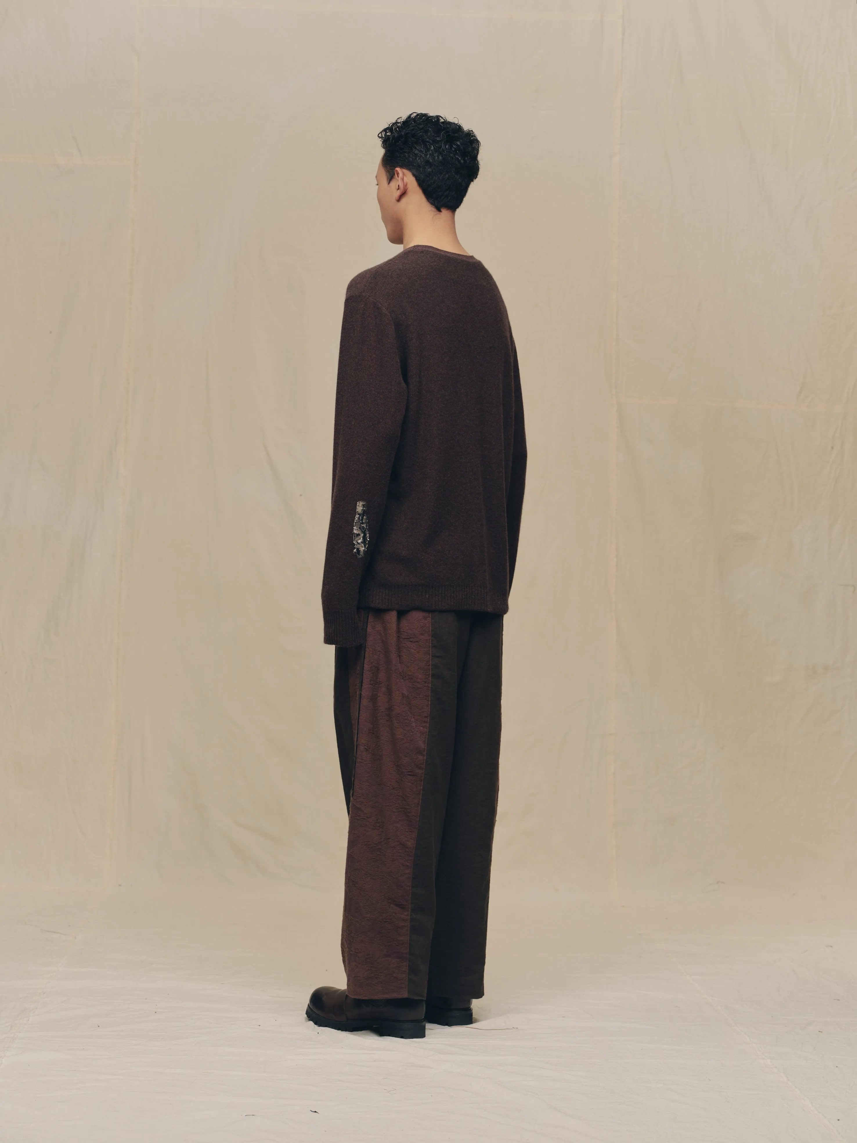 SMALL STATUE INTARSIA SWEATER sold by ziggy chen product image thumbnail 3