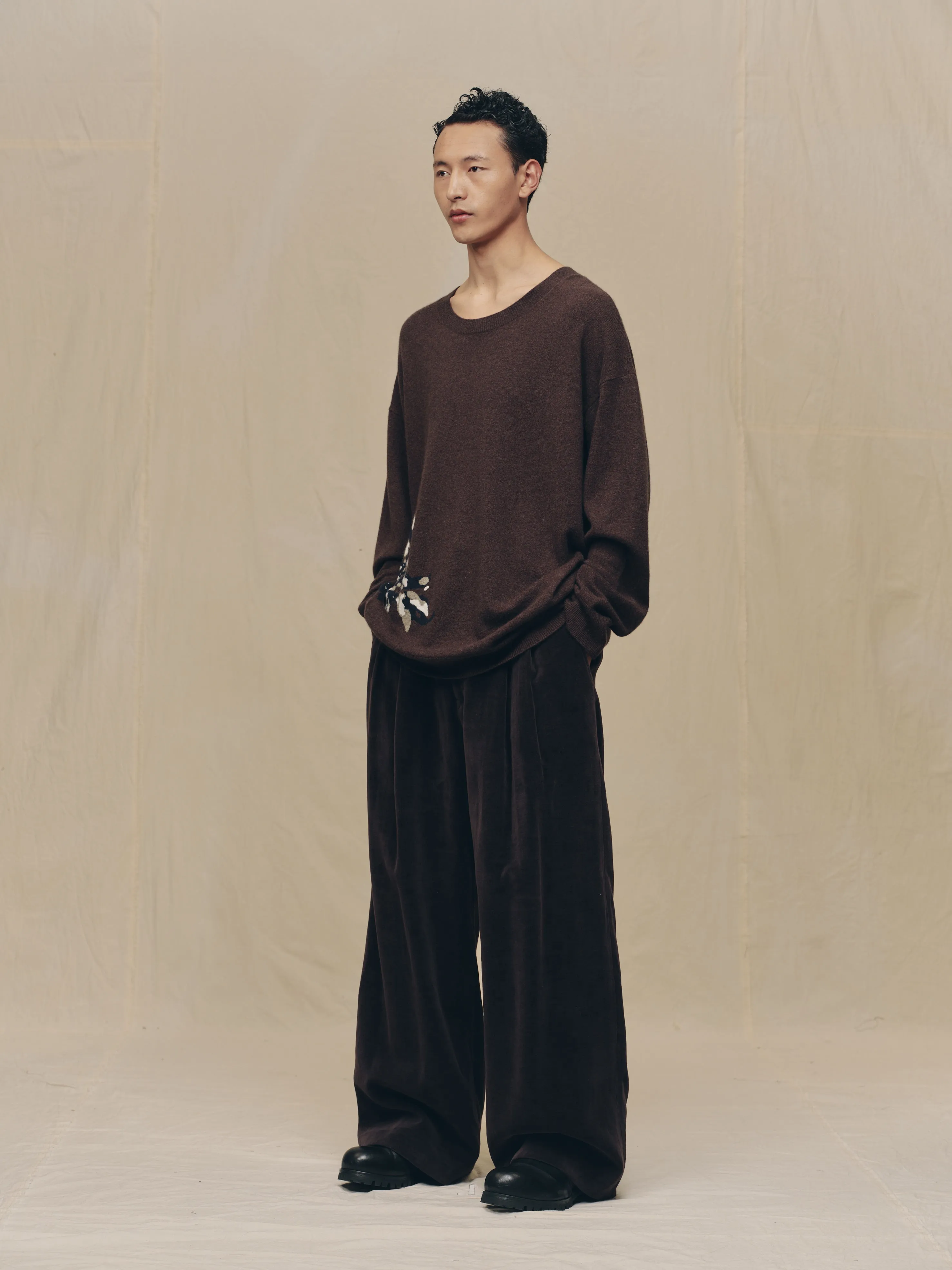 FLOWER INTARSIA SWEATER sold by ziggy chen product image thumbnail 4