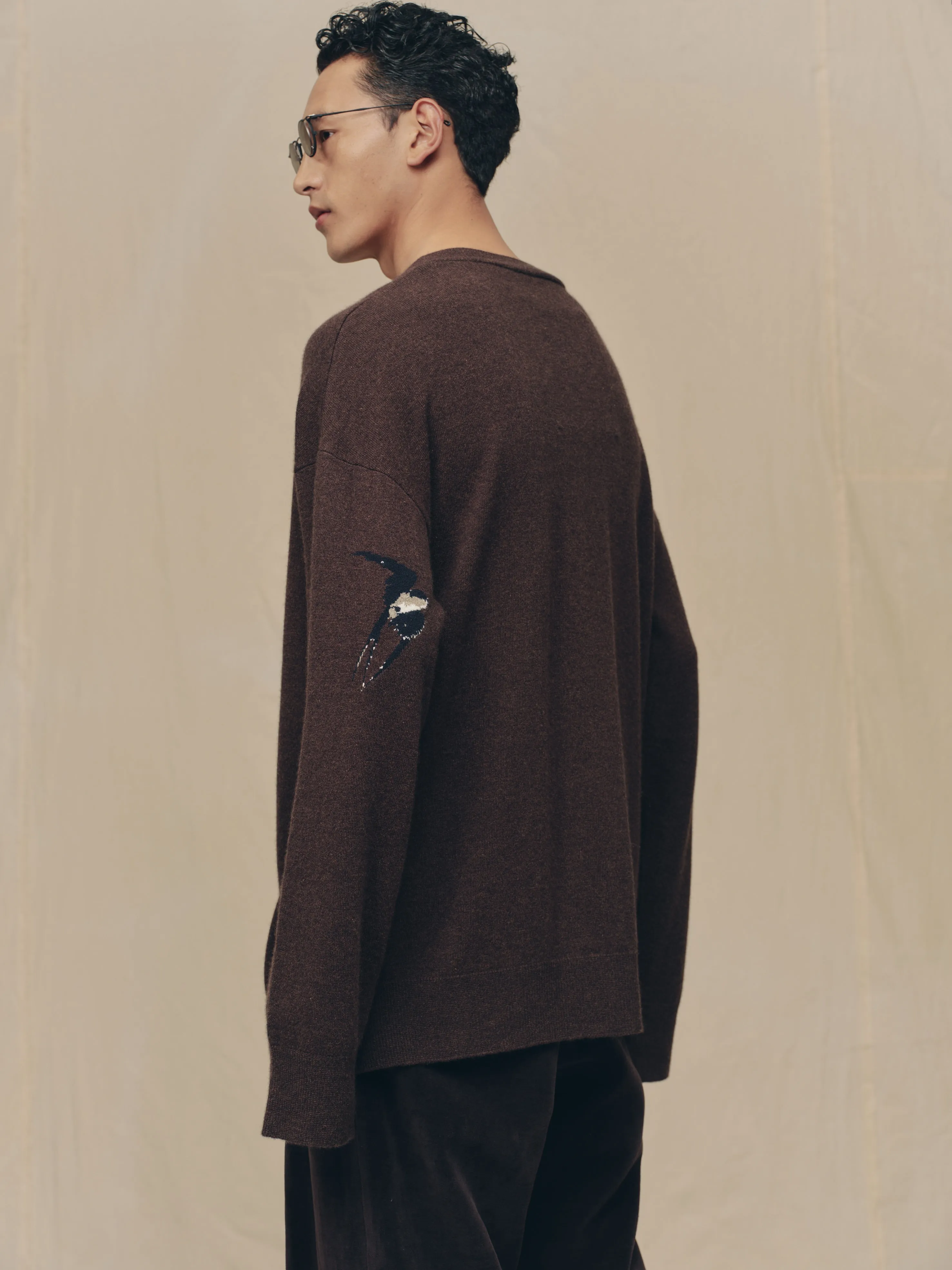 FLOWER INTARSIA SWEATER sold by ziggy chen product image thumbnail 3