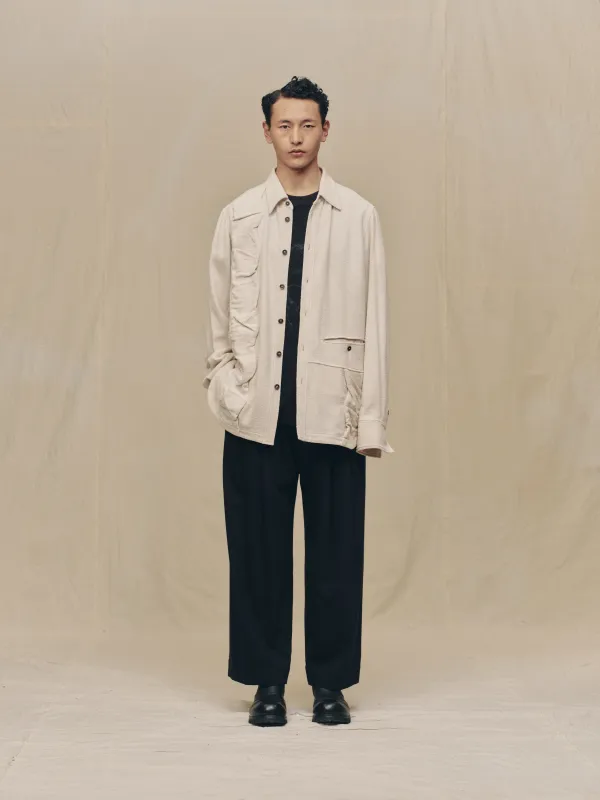 WAVE-SHAPED SHIRT sold by ziggy chen