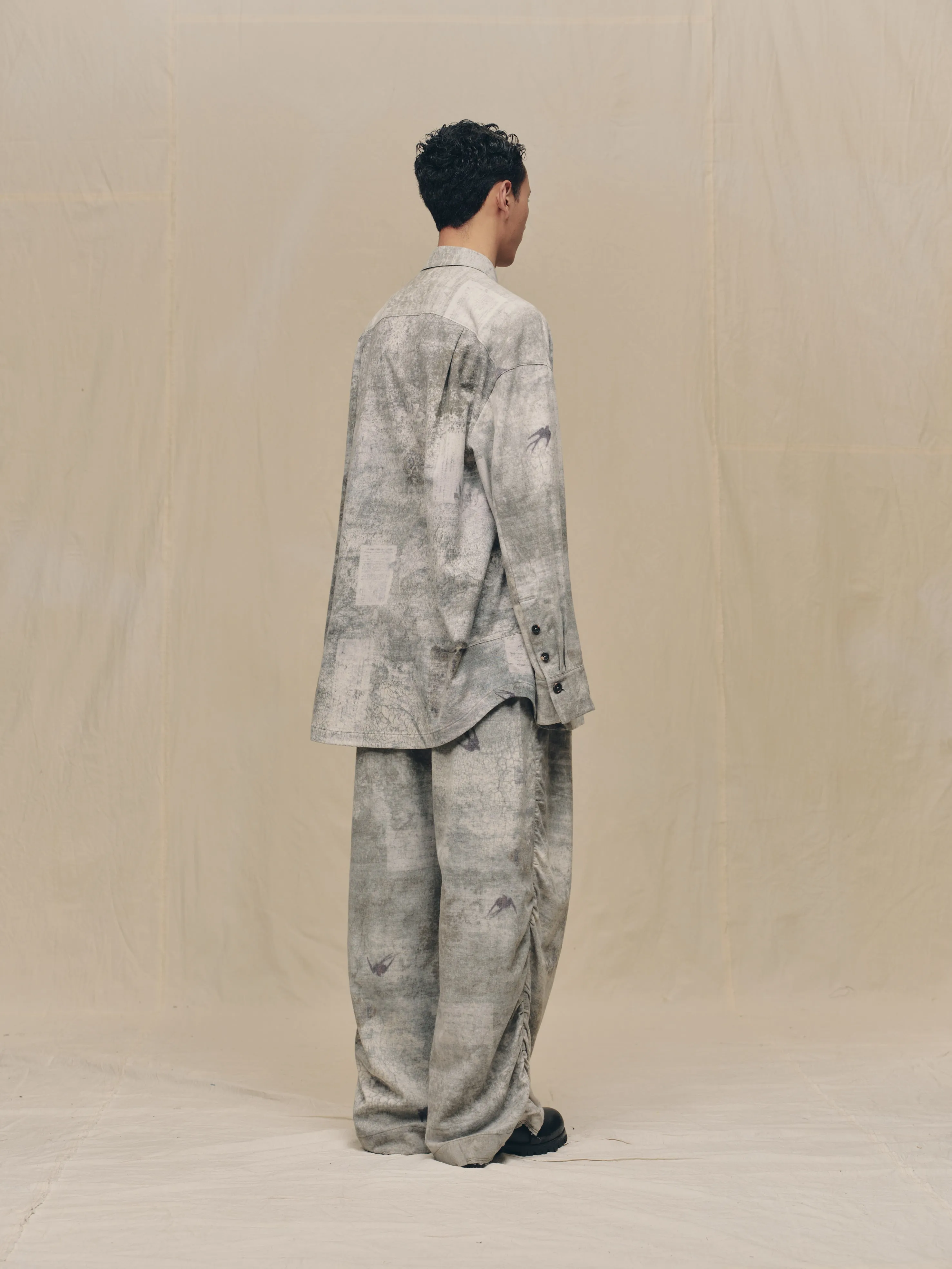 DIGITAL PRINT ASYMMETRIC JACKET sold by ziggy chen product image thumbnail 4