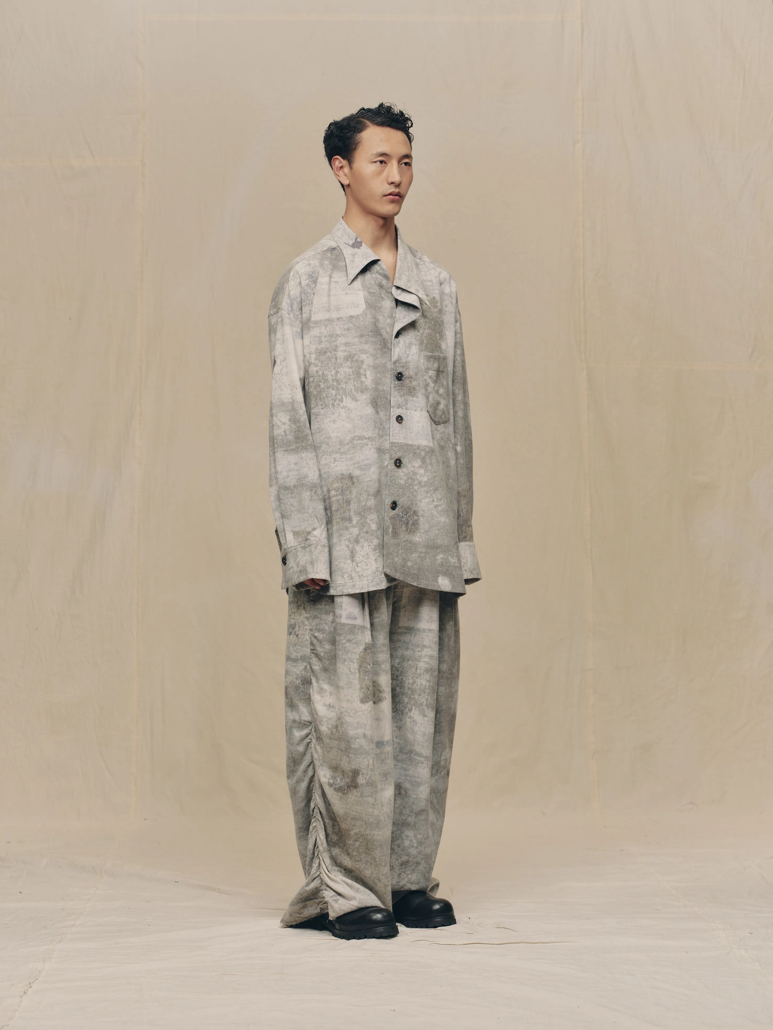 DIGITAL PRINT ASYMMETRIC JACKET sold by ziggy chen product image thumbnail 5