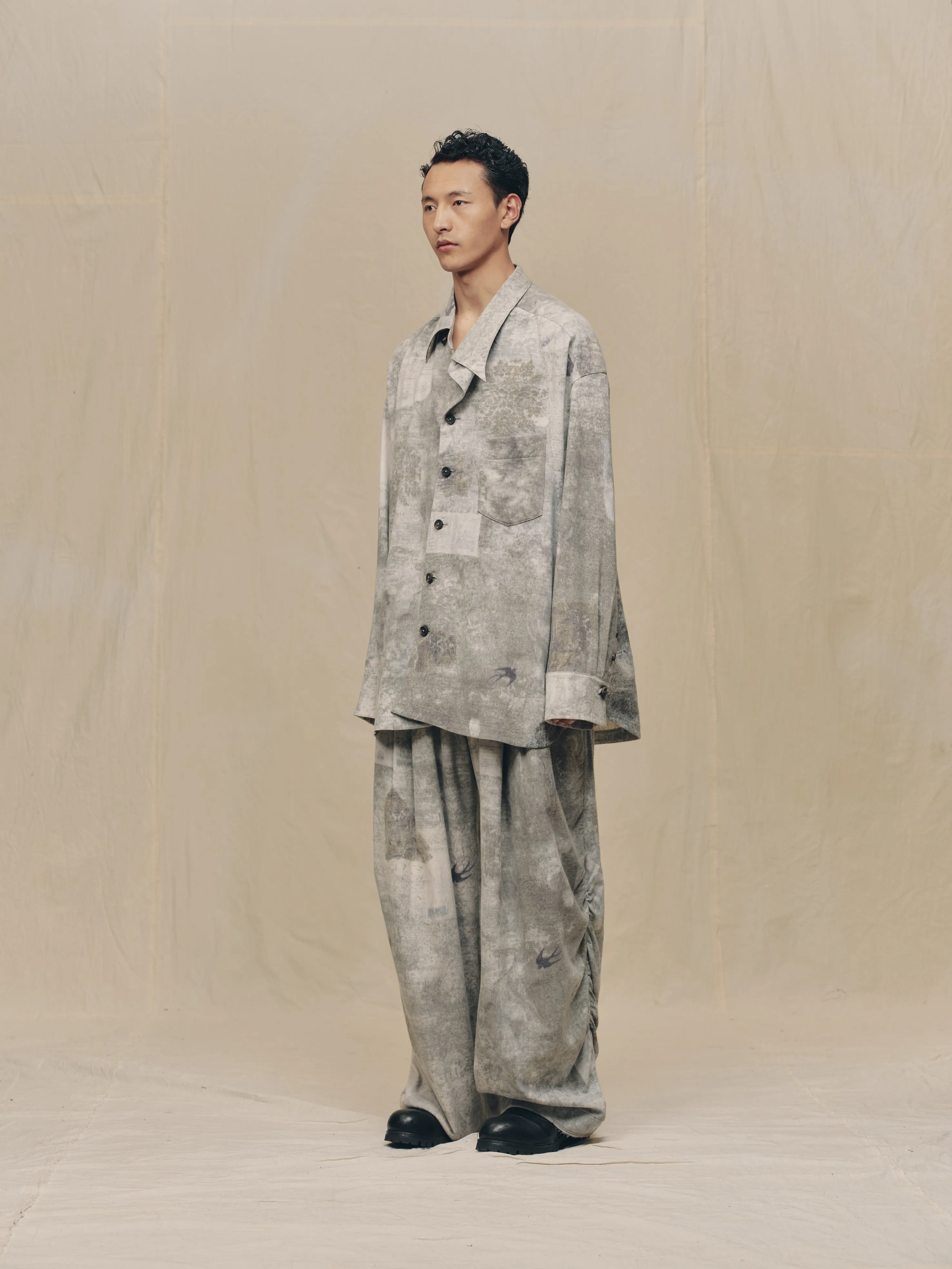 DIGITAL PRINT ASYMMETRIC JACKET sold by ziggy chen product image thumbnail 2