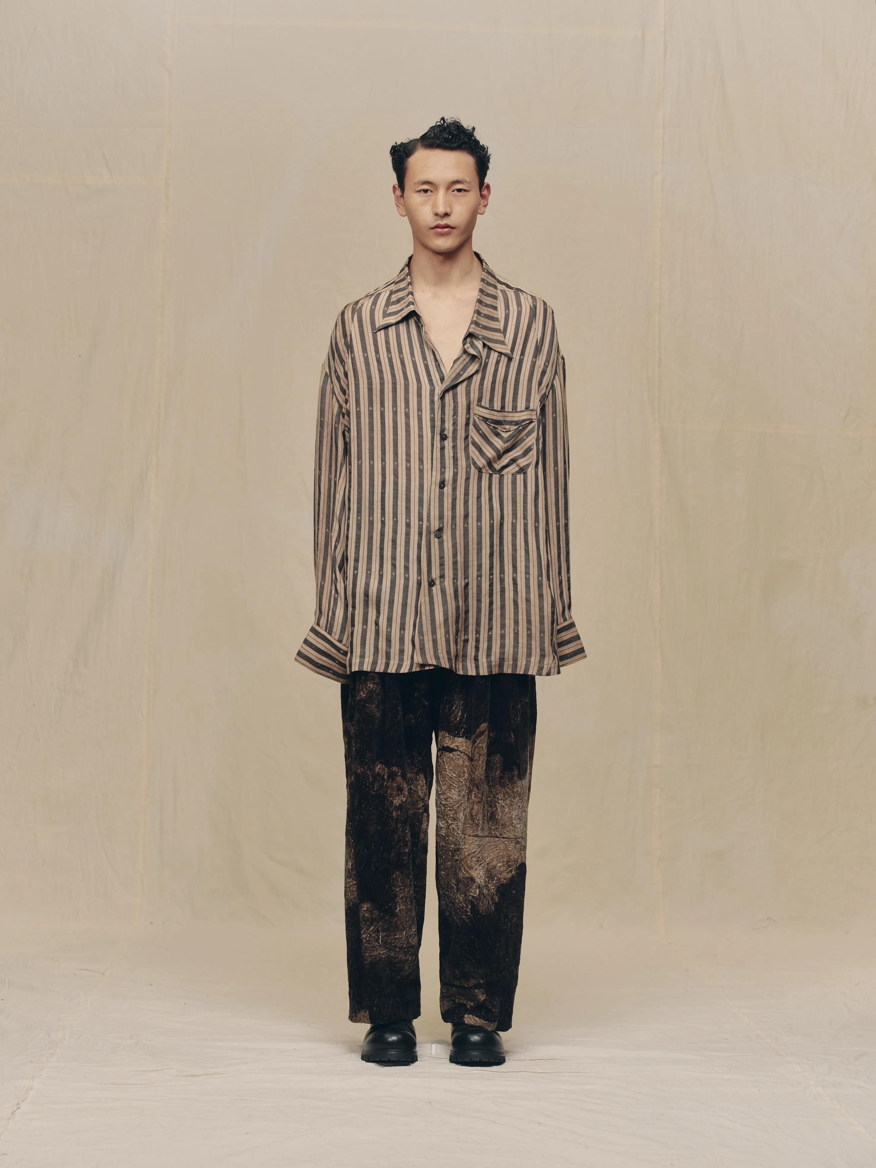 OVERSIZED STRIPE SHIRT sold by ziggy chen