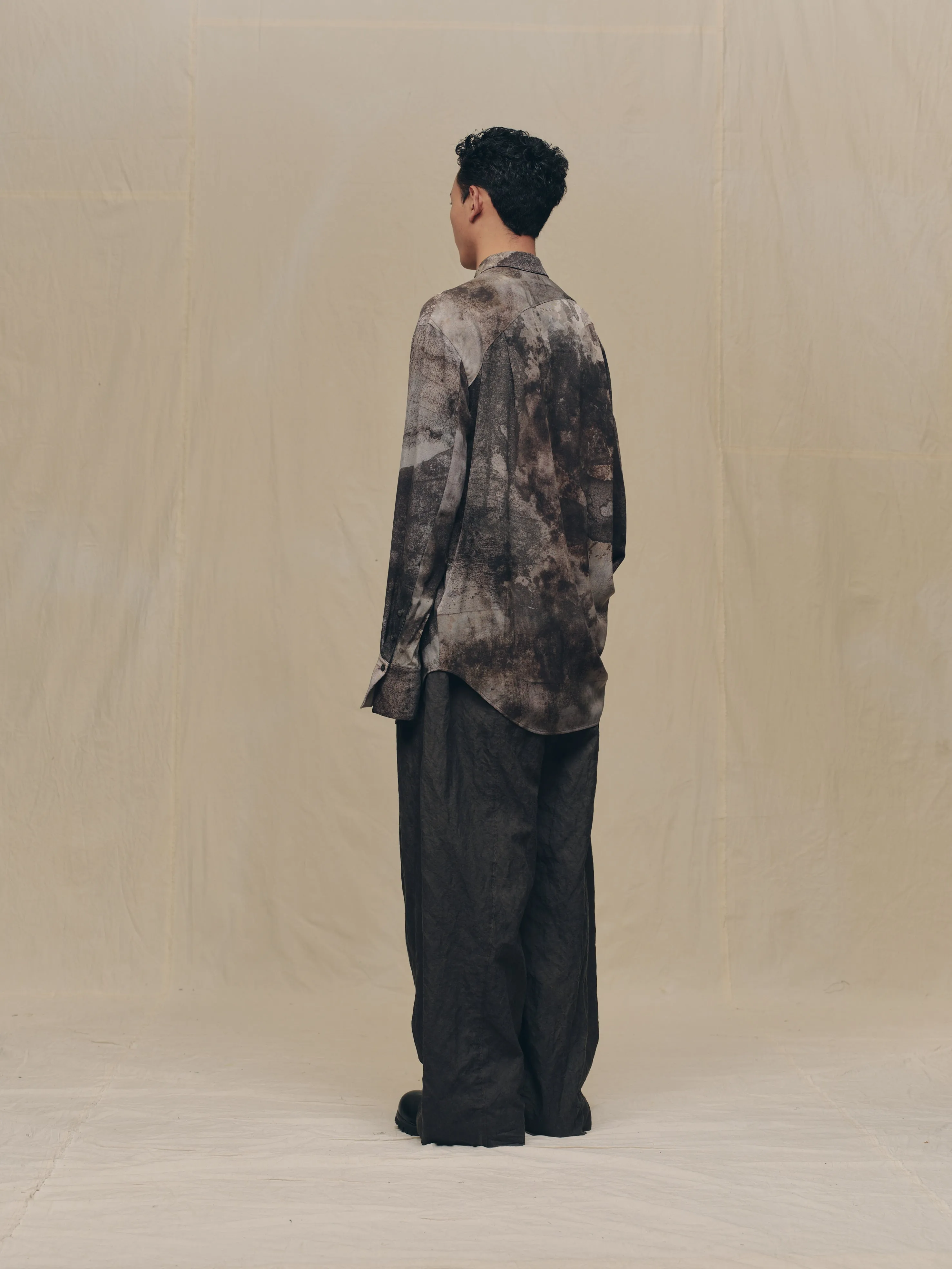 DIGITAL PRINT SILK SHIRT JACKET sold by ziggy chen product image thumbnail 3