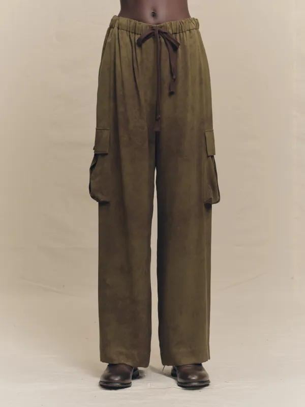 DRAWSTRING CARGOS sold by ziggy chen