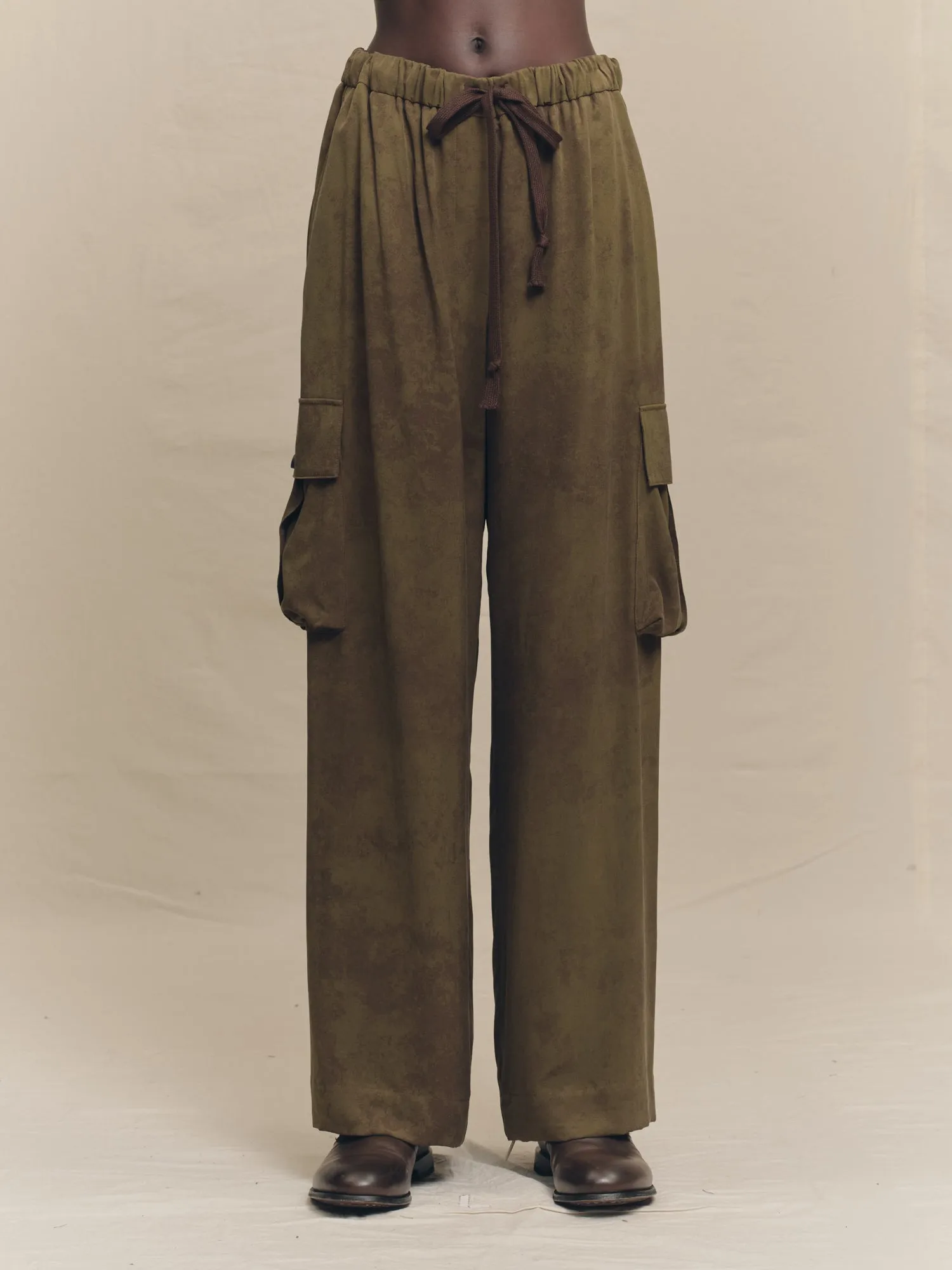 DRAWSTRING CARGOS sold by ziggy chen