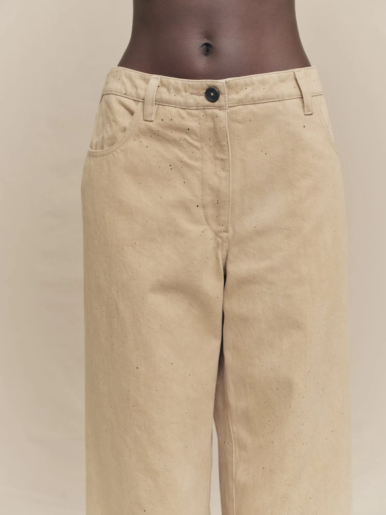 STRAIGHT LEG DENIM TROUSERS sold by ziggy chen product image thumbnail 5