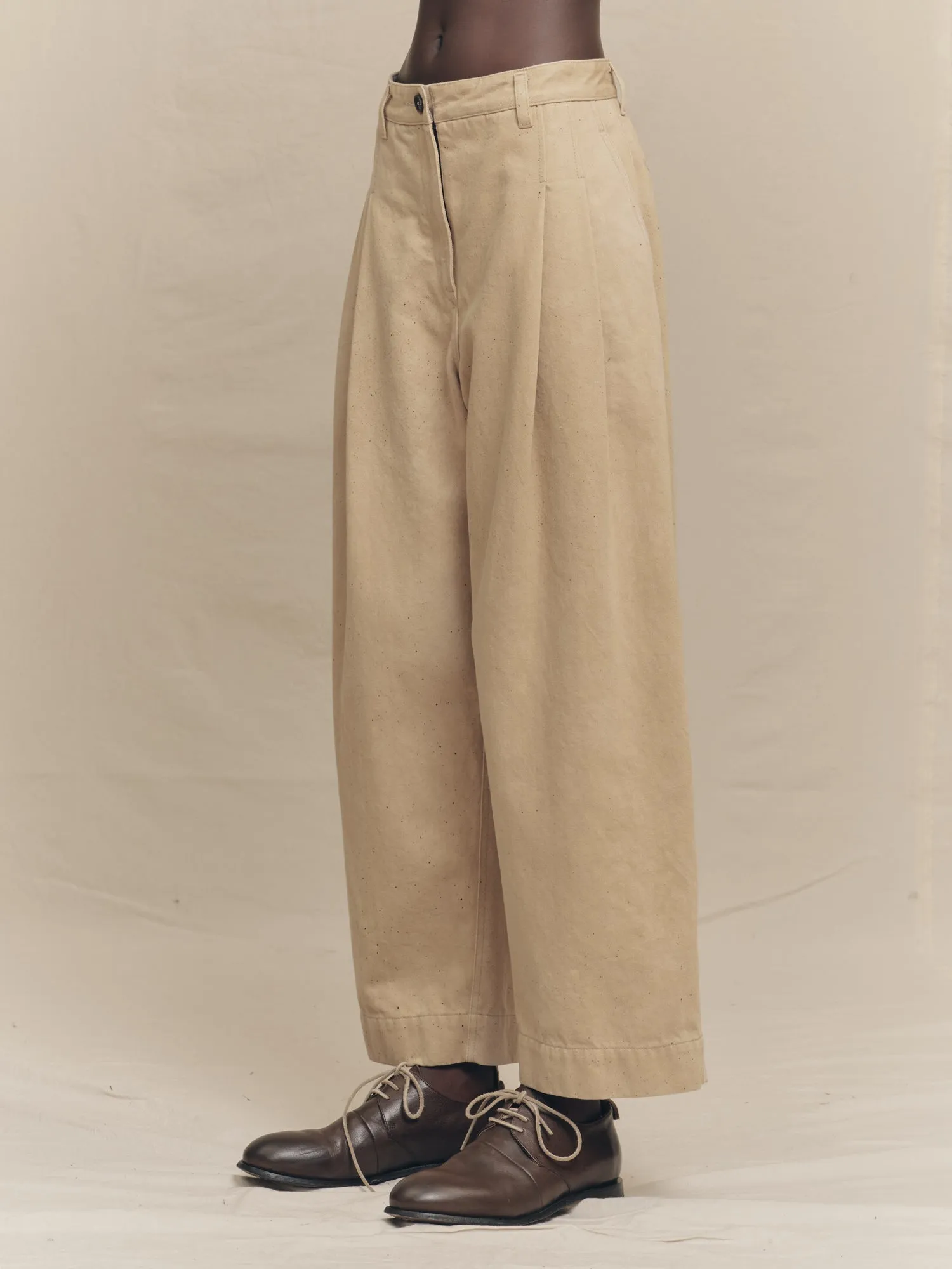 WIDE LEG DENIM TROUSERS sold by ziggy chen product image thumbnail 2
