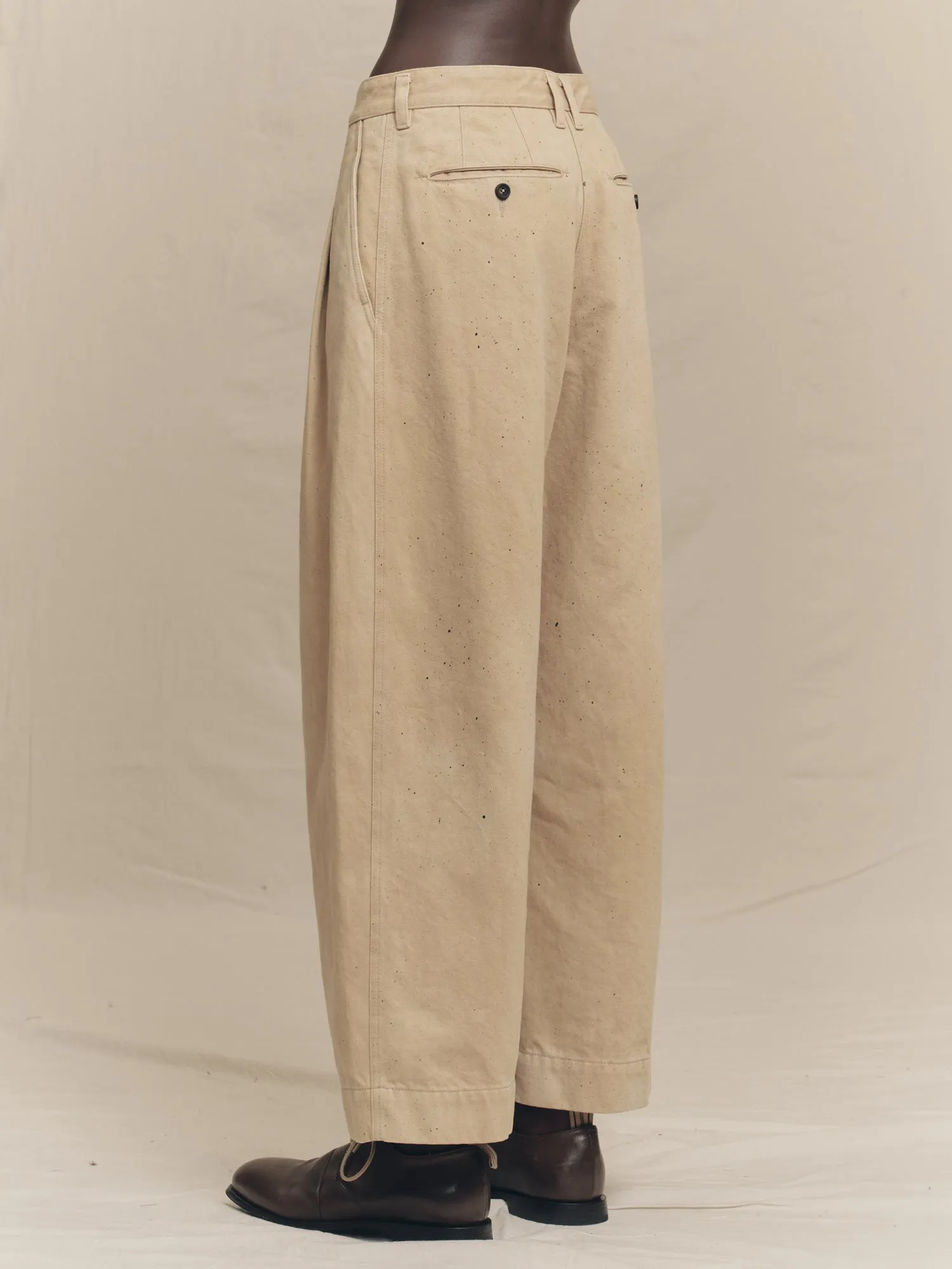 WIDE LEG DENIM TROUSERS sold by ziggy chen product image thumbnail 3