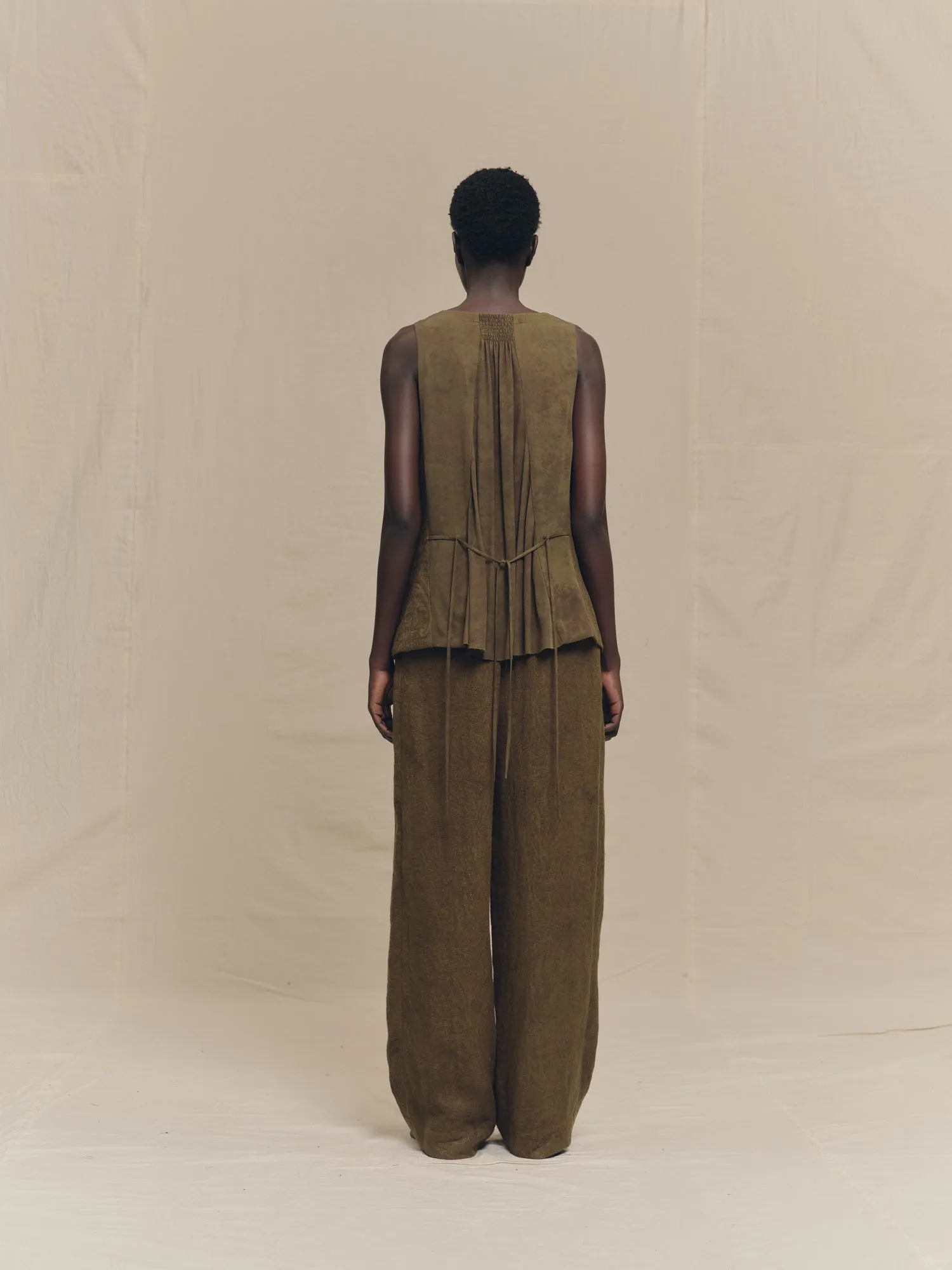 BACK STRAP WAISTCOAT sold by ziggy chen product image thumbnail 4