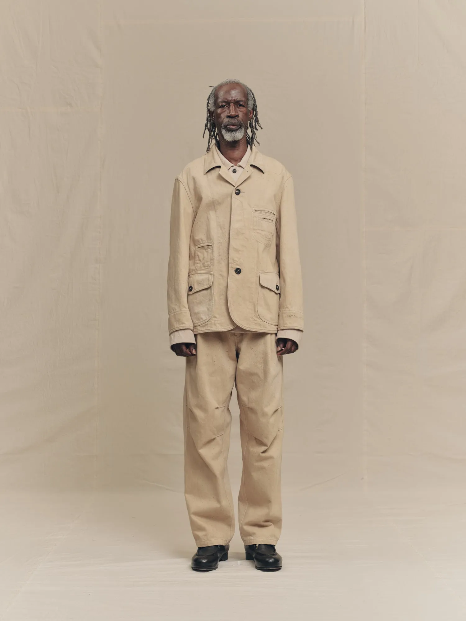 DENIM FIELD JACKET sold by ziggy chen