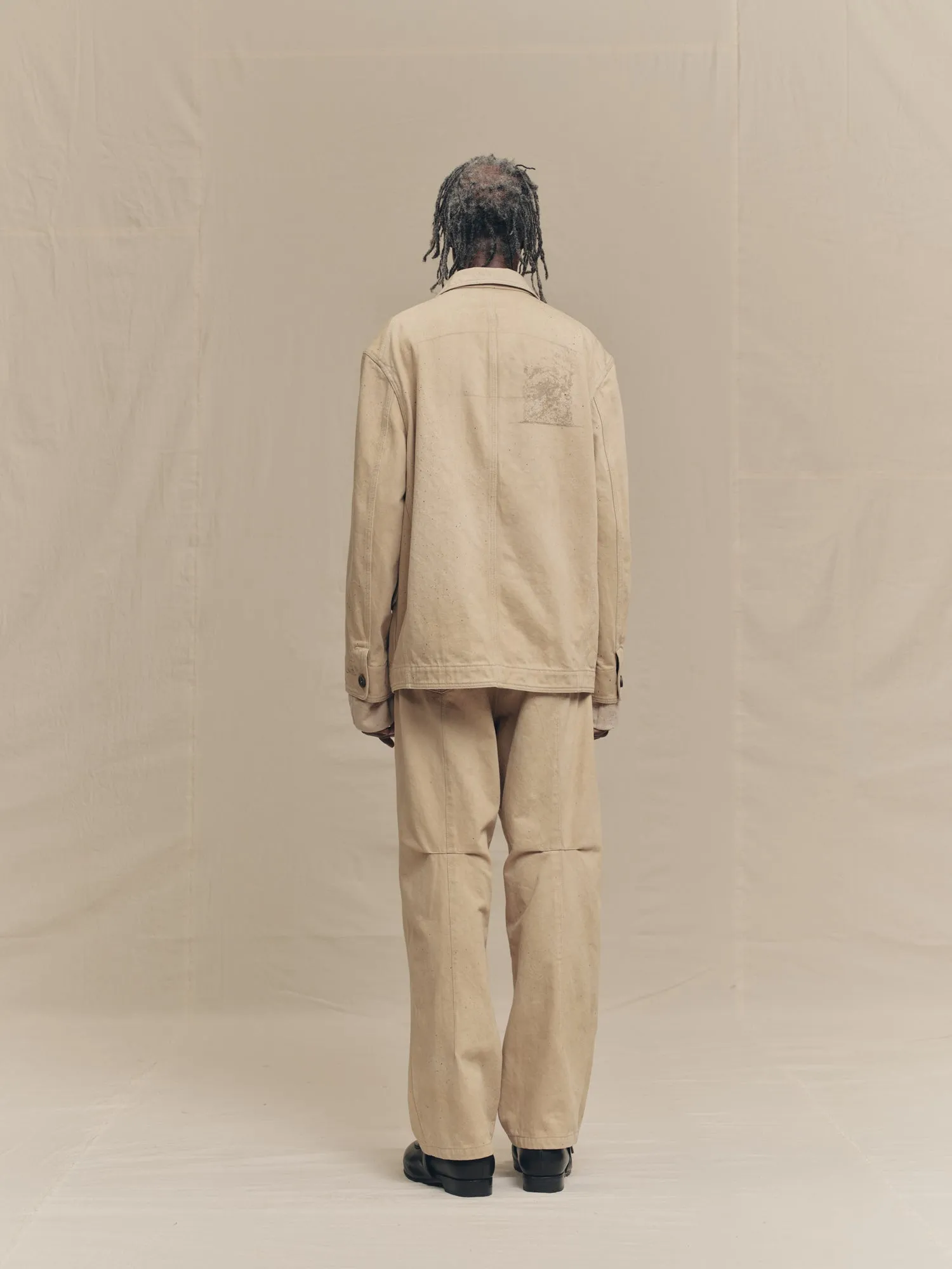 DENIM FIELD JACKET sold by ziggy chen product image thumbnail 4