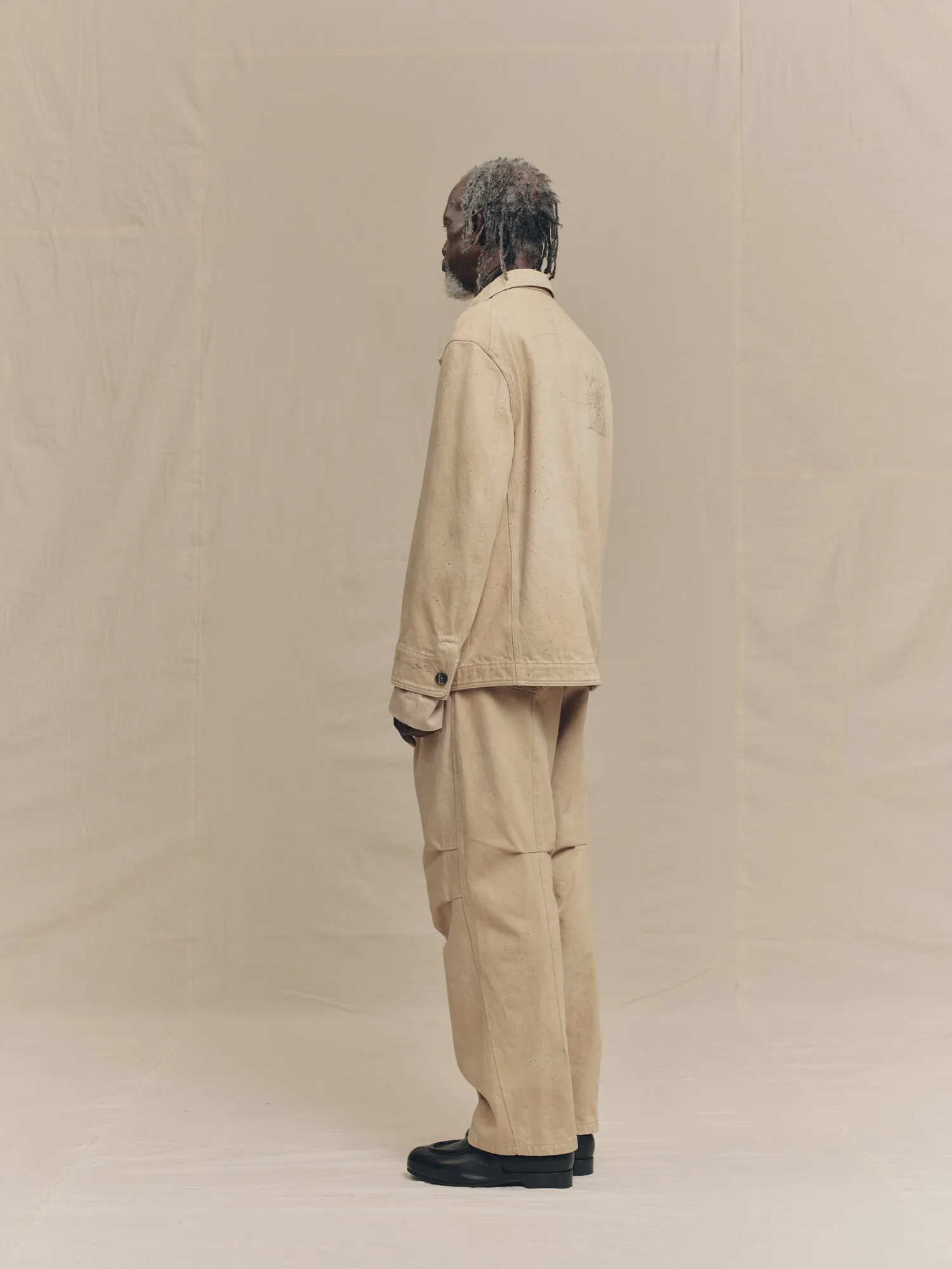 DENIM FIELD JACKET sold by ziggy chen product image thumbnail 3