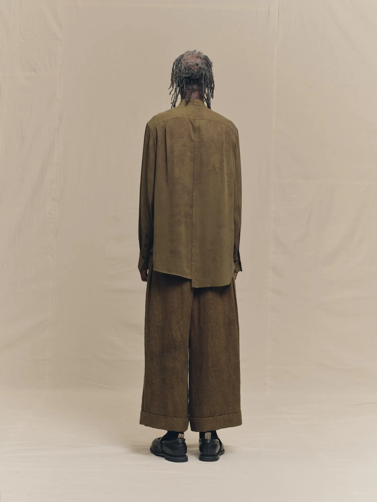 MANDARIN COLLAR SHIRT sold by ziggy chen product image thumbnail 4