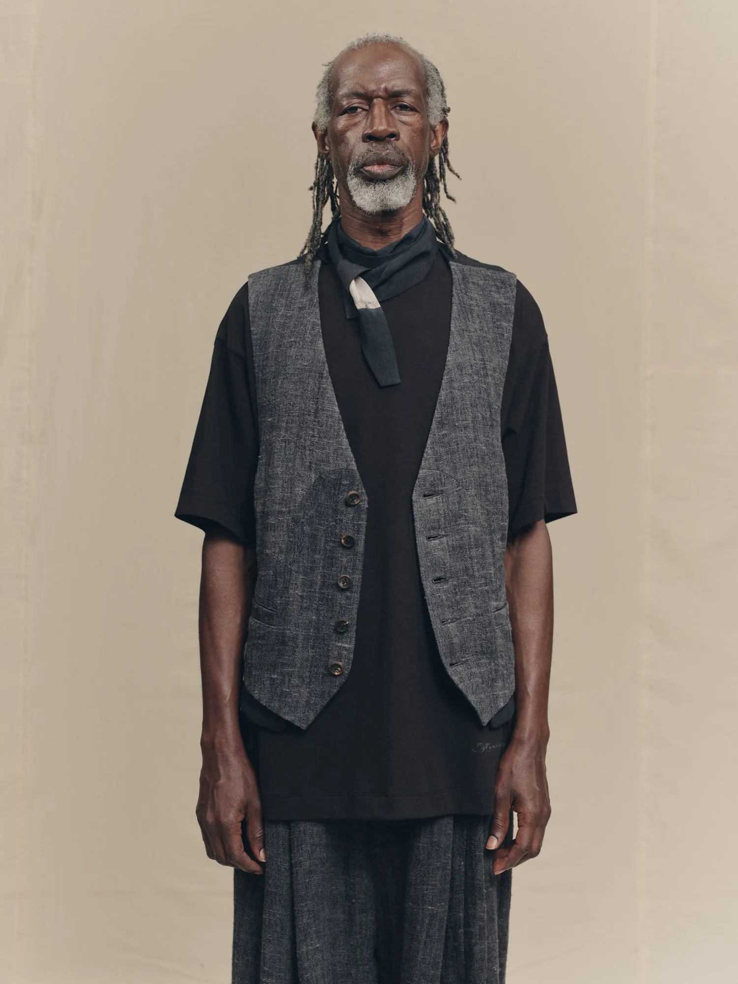 LAYERED POCKET WAISTCOAT sold by ziggy chen product image thumbnail 5