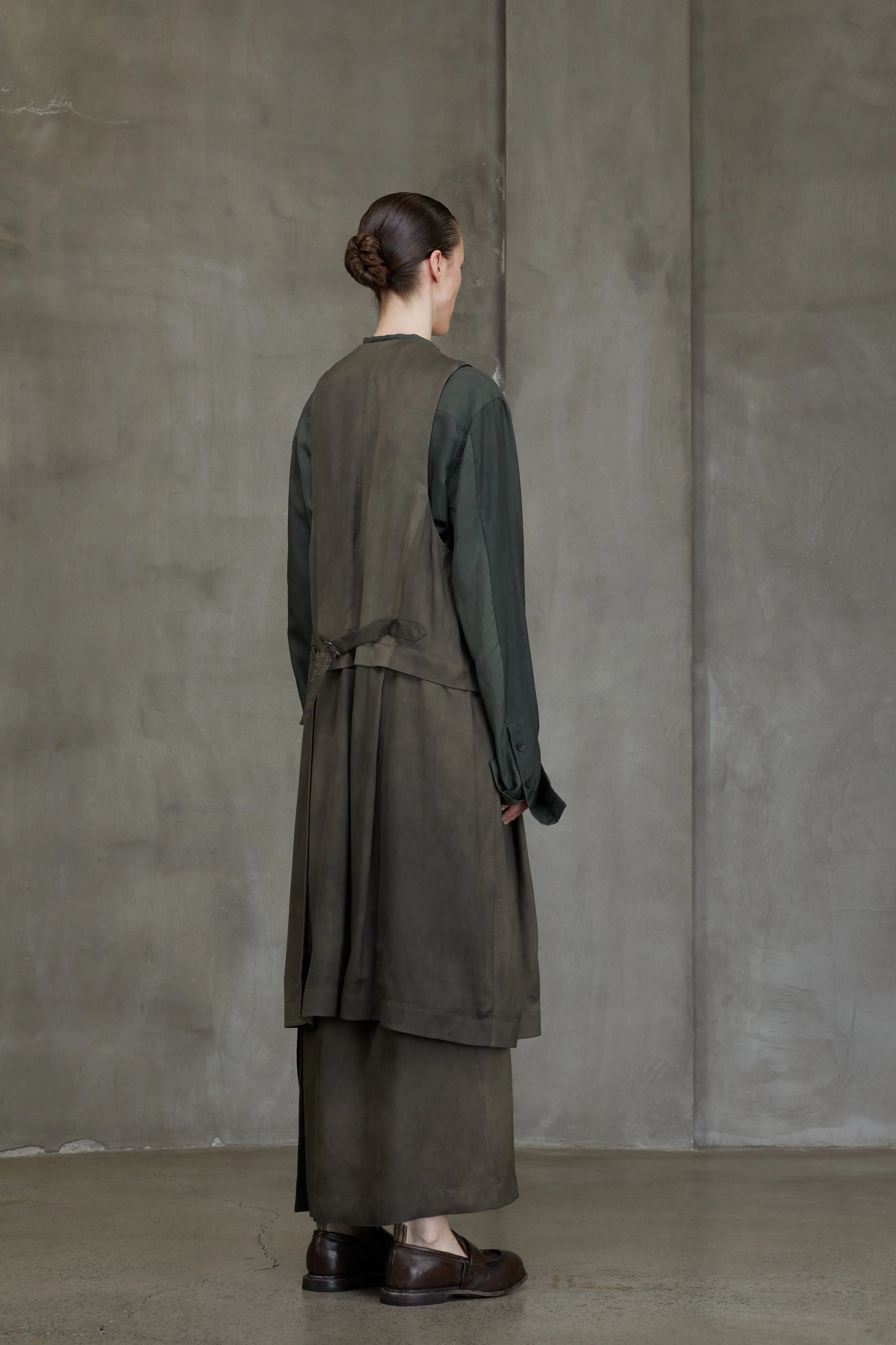 DOUBLE BREASTED LONG WAISTCOAT sold by ziggy chen product image thumbnail 5