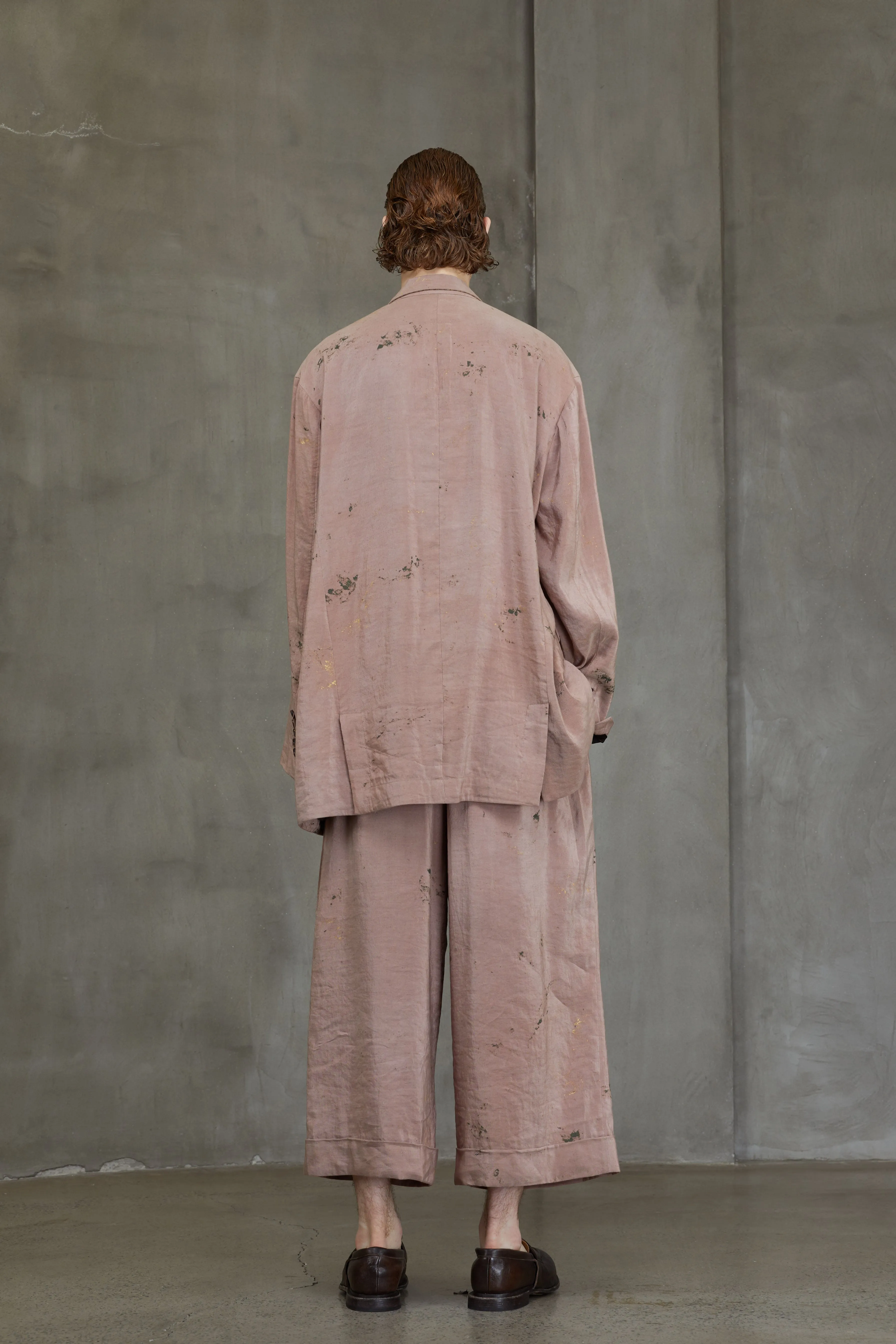 DOUBLE BREASTED ASYMMETRIC JACKET sold by ziggy chen product image thumbnail 4