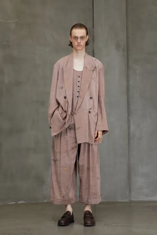 DOUBLE BREASTED ASYMMETRIC JACKET sold by ziggy chen