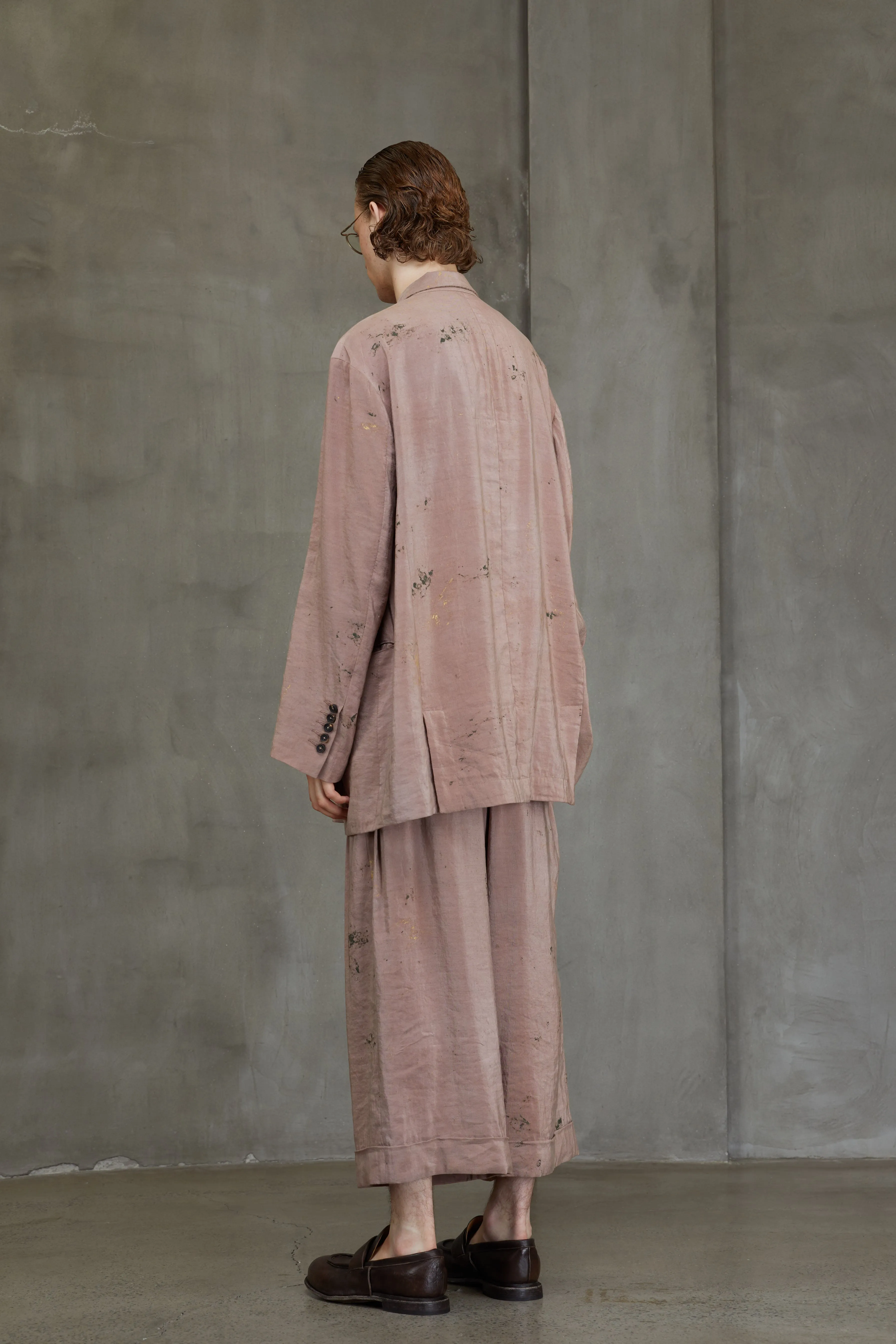 DOUBLE BREASTED ASYMMETRIC JACKET sold by ziggy chen product image thumbnail 3