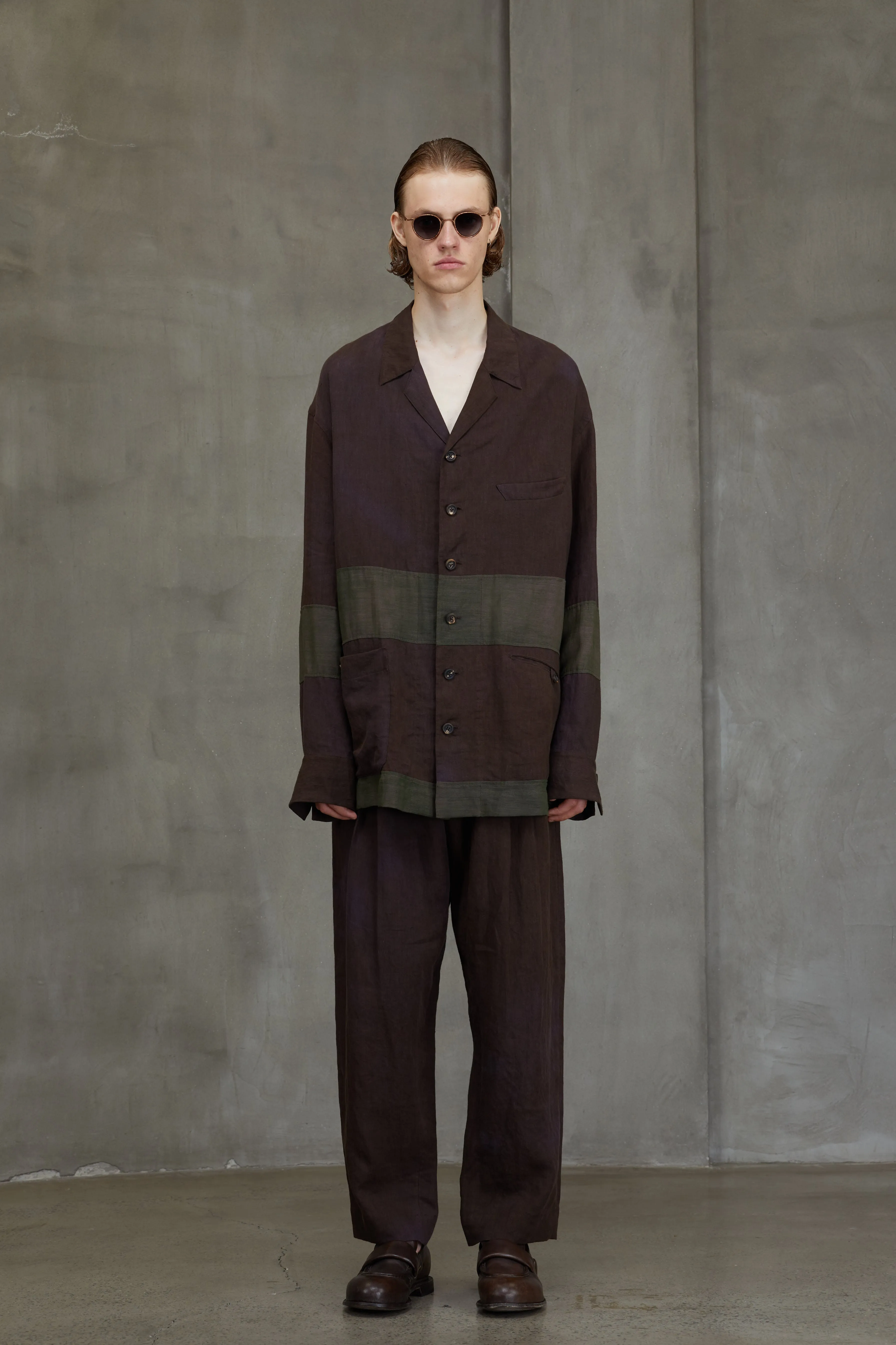 PATCHWORK SHIRT JACKET sold by ziggy chen