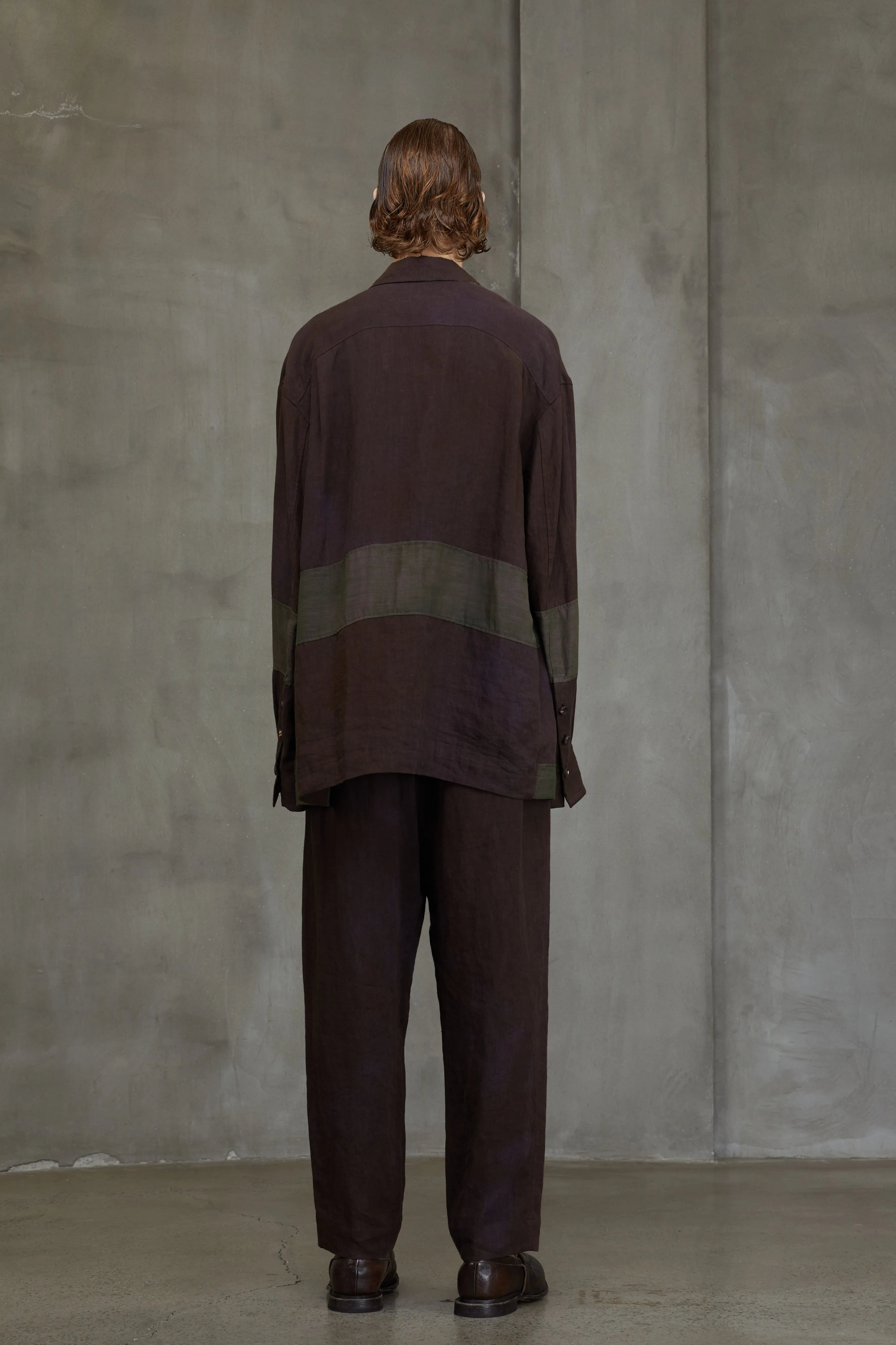 PATCHWORK SHIRT JACKET sold by ziggy chen product image thumbnail 4