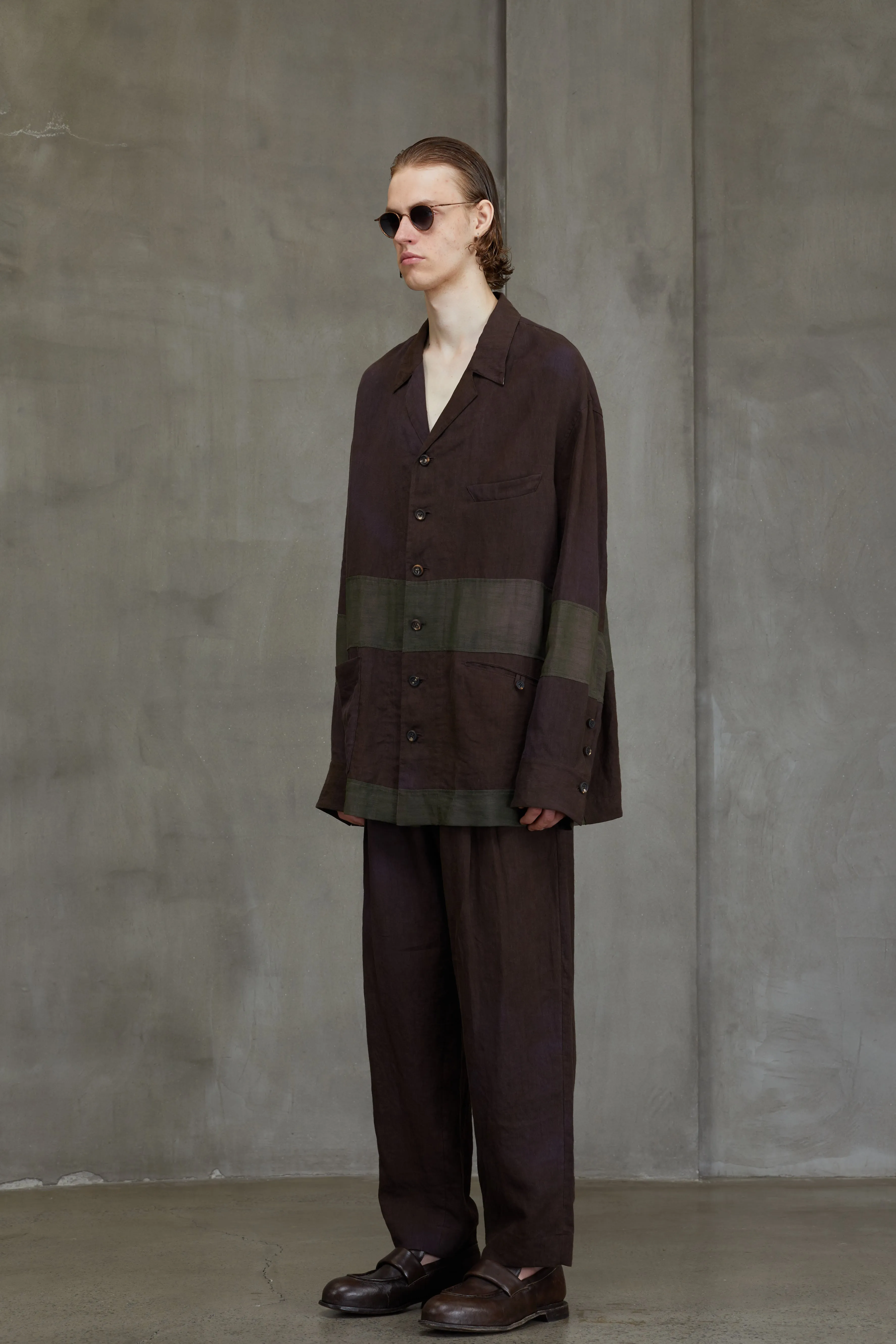 PATCHWORK SHIRT JACKET sold by ziggy chen product image thumbnail 2