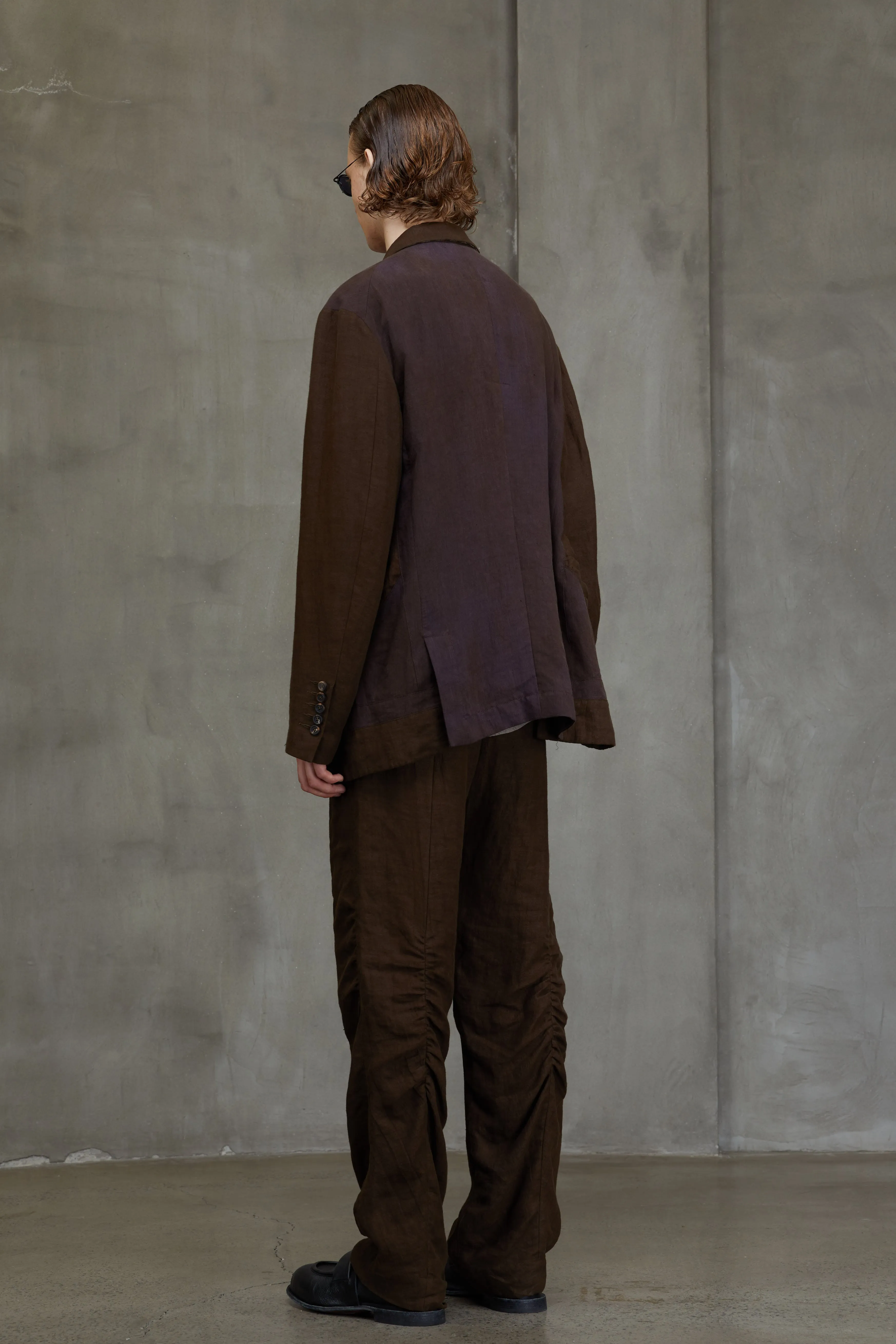 PATCHWORK 2 BUTTON JACKET sold by ziggy chen product image thumbnail 3